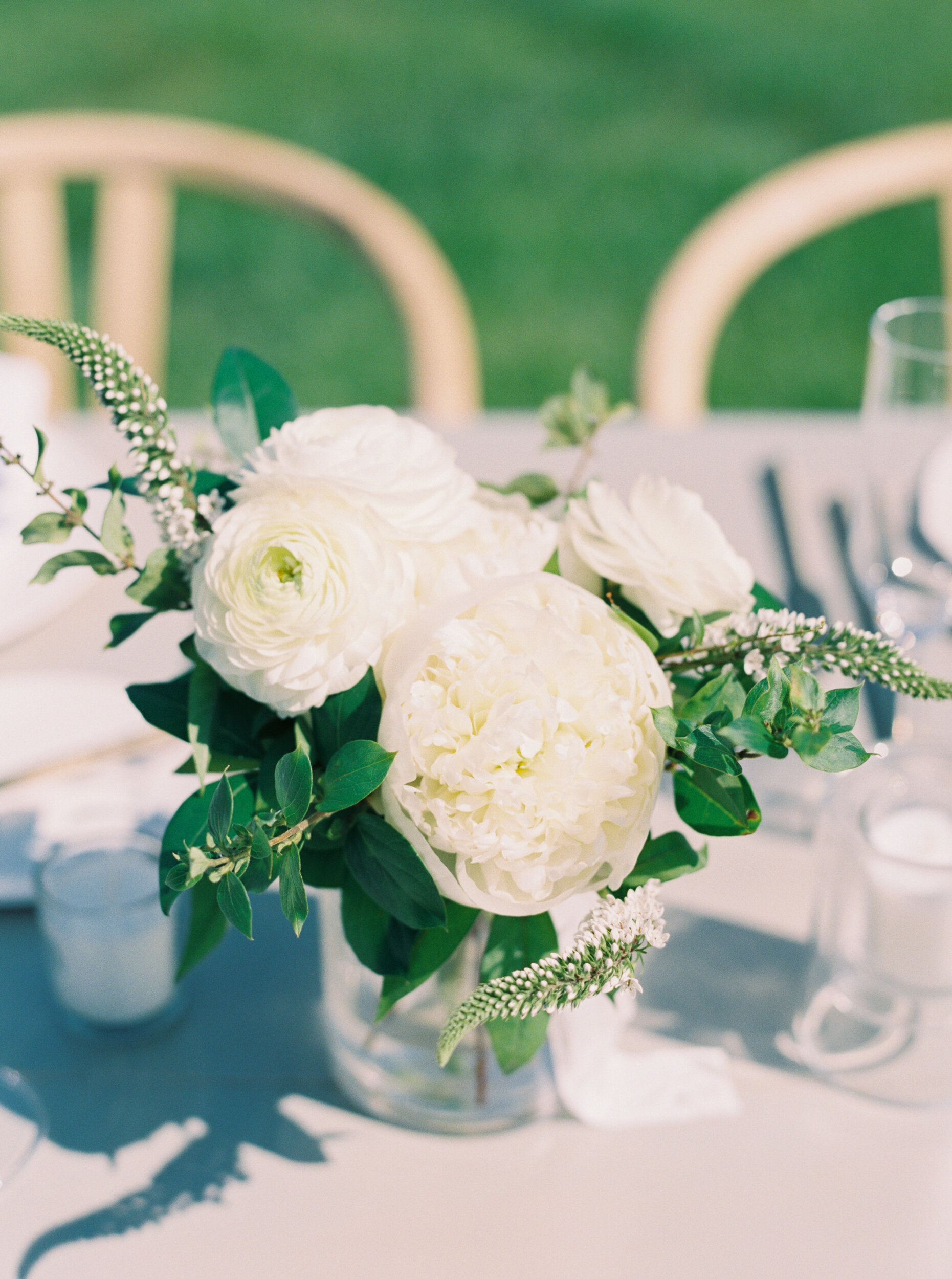 Micro Wedding in The Hamptons Table Decor 