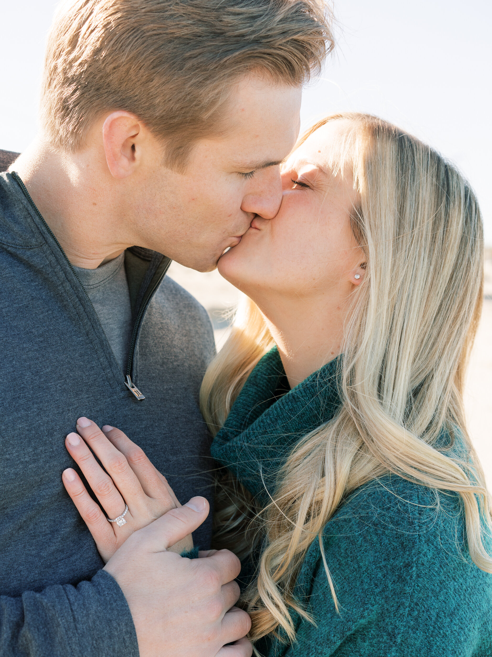 Engagement photos in Montauk