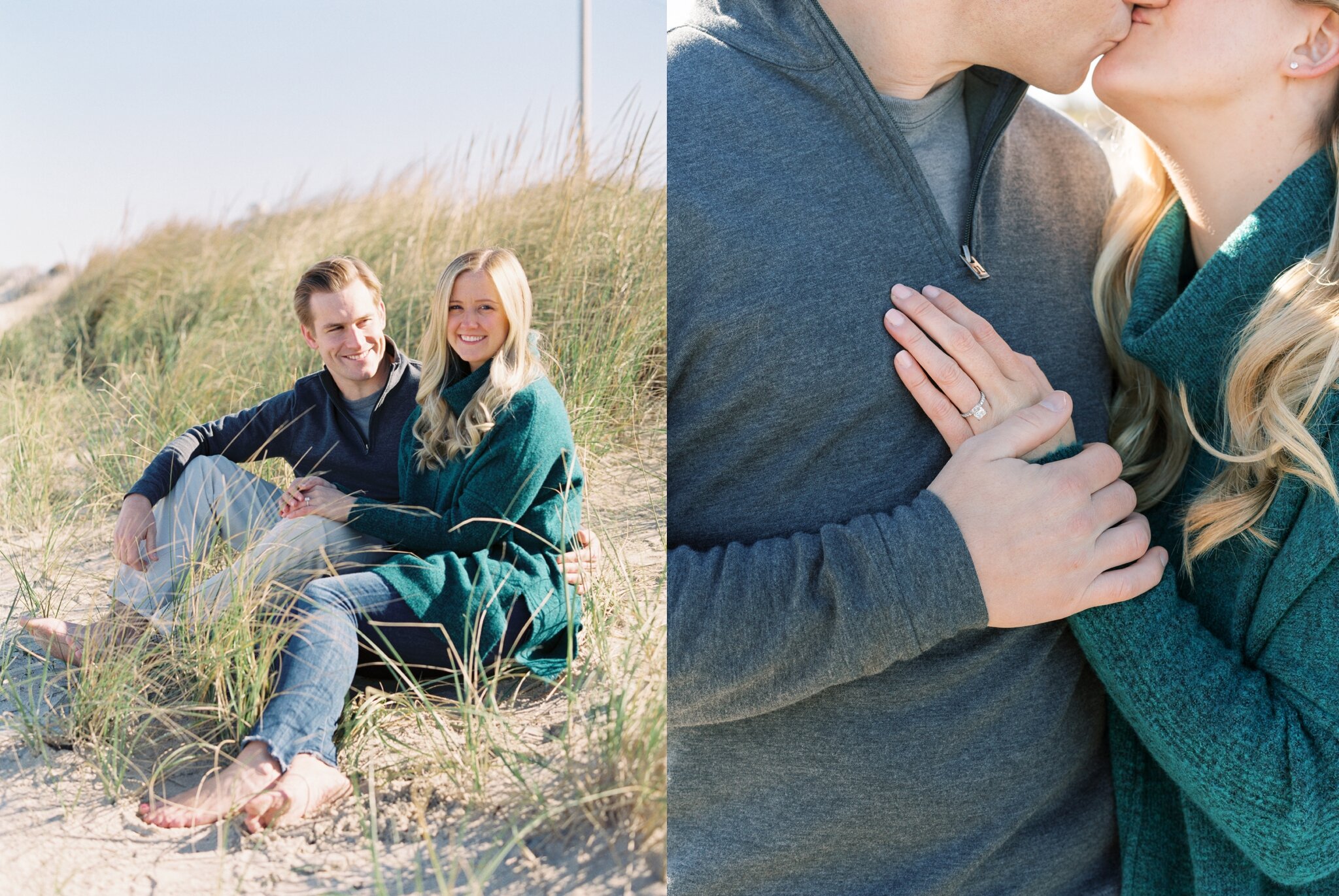 Casual Beach Engagement Photos