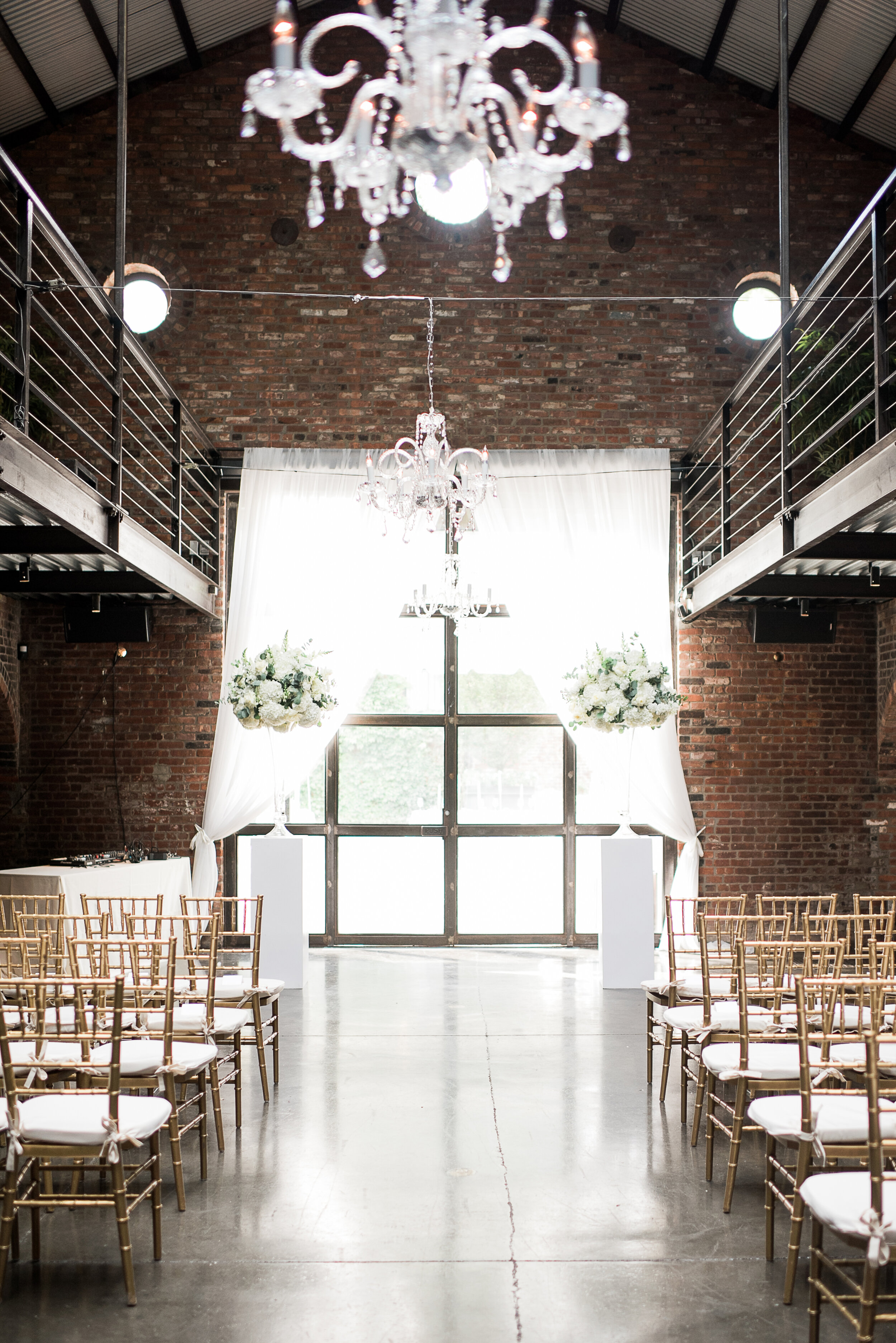 The Foundry Main Indoor Space Wedding Ceremony
