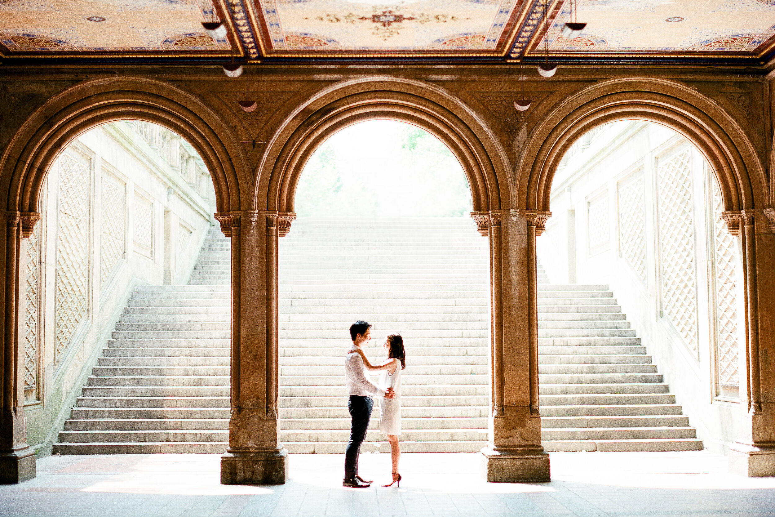 Under the Bethesda Terrace in Central Park