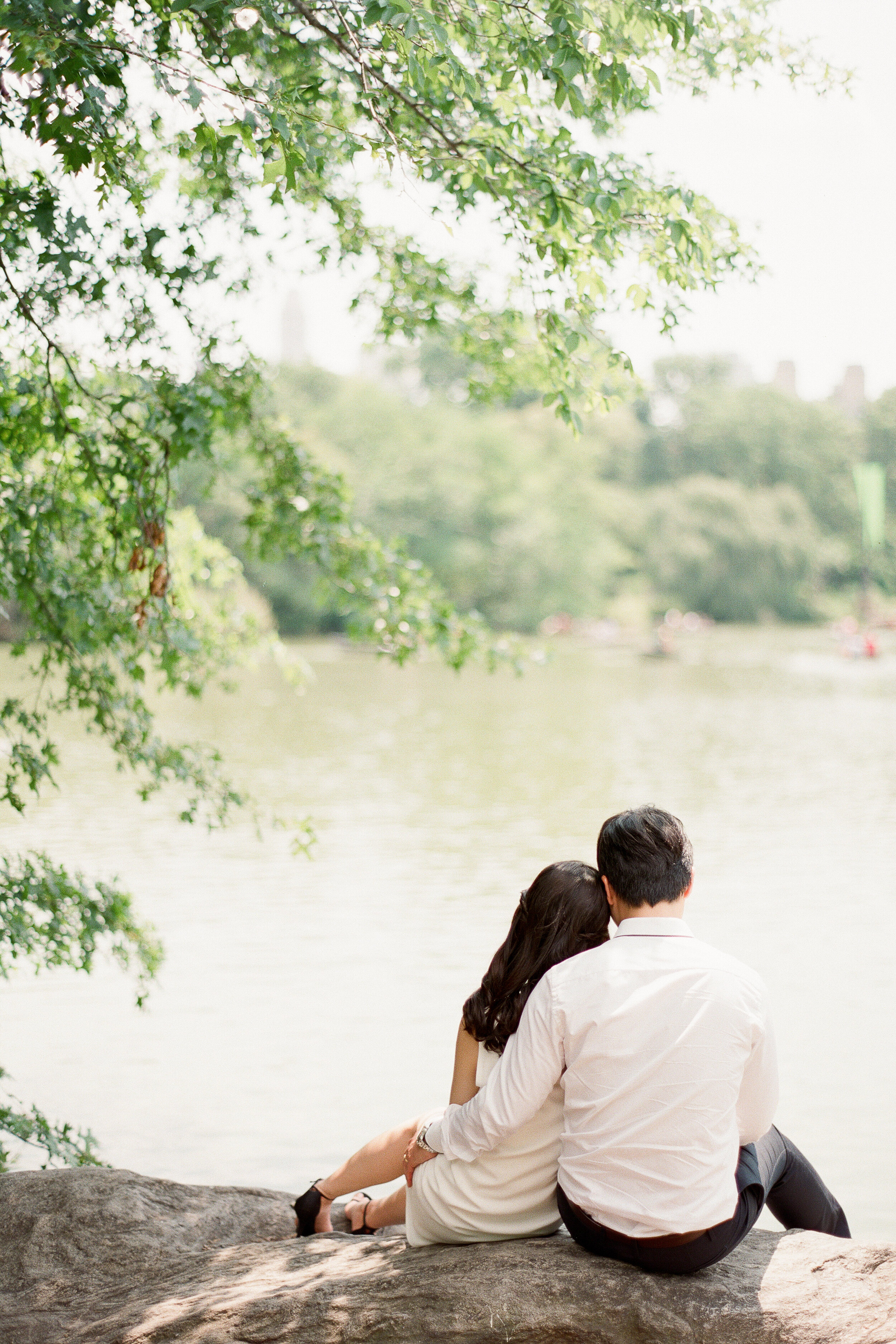 Central Park Engagement Photos in Summer