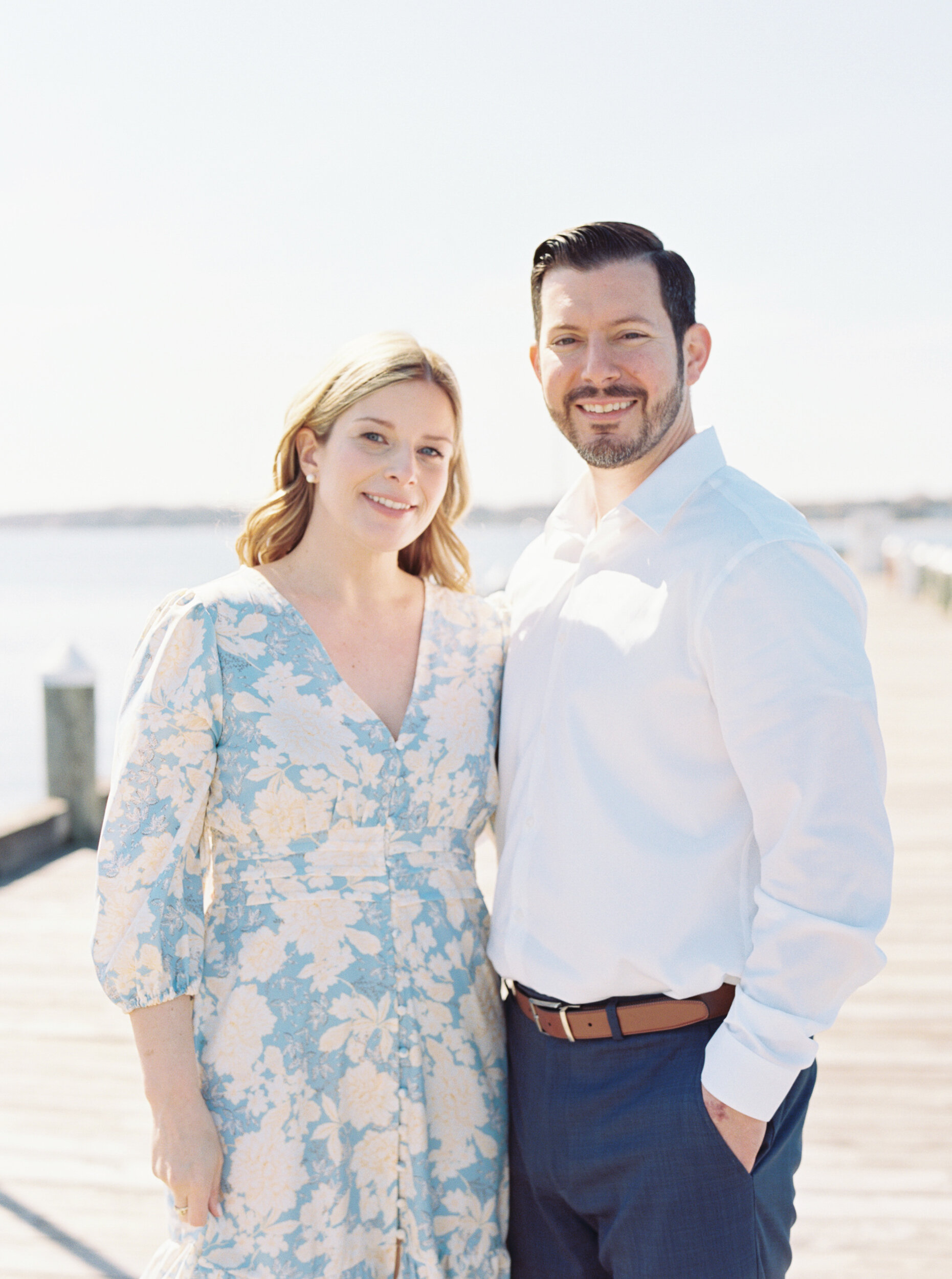 Engagement photos in Greenport NY