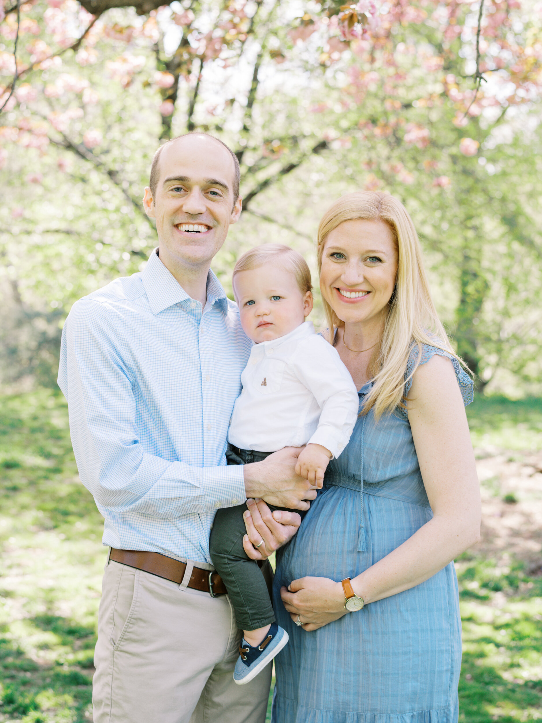 Cherry Blossom Family Photos in NYC 