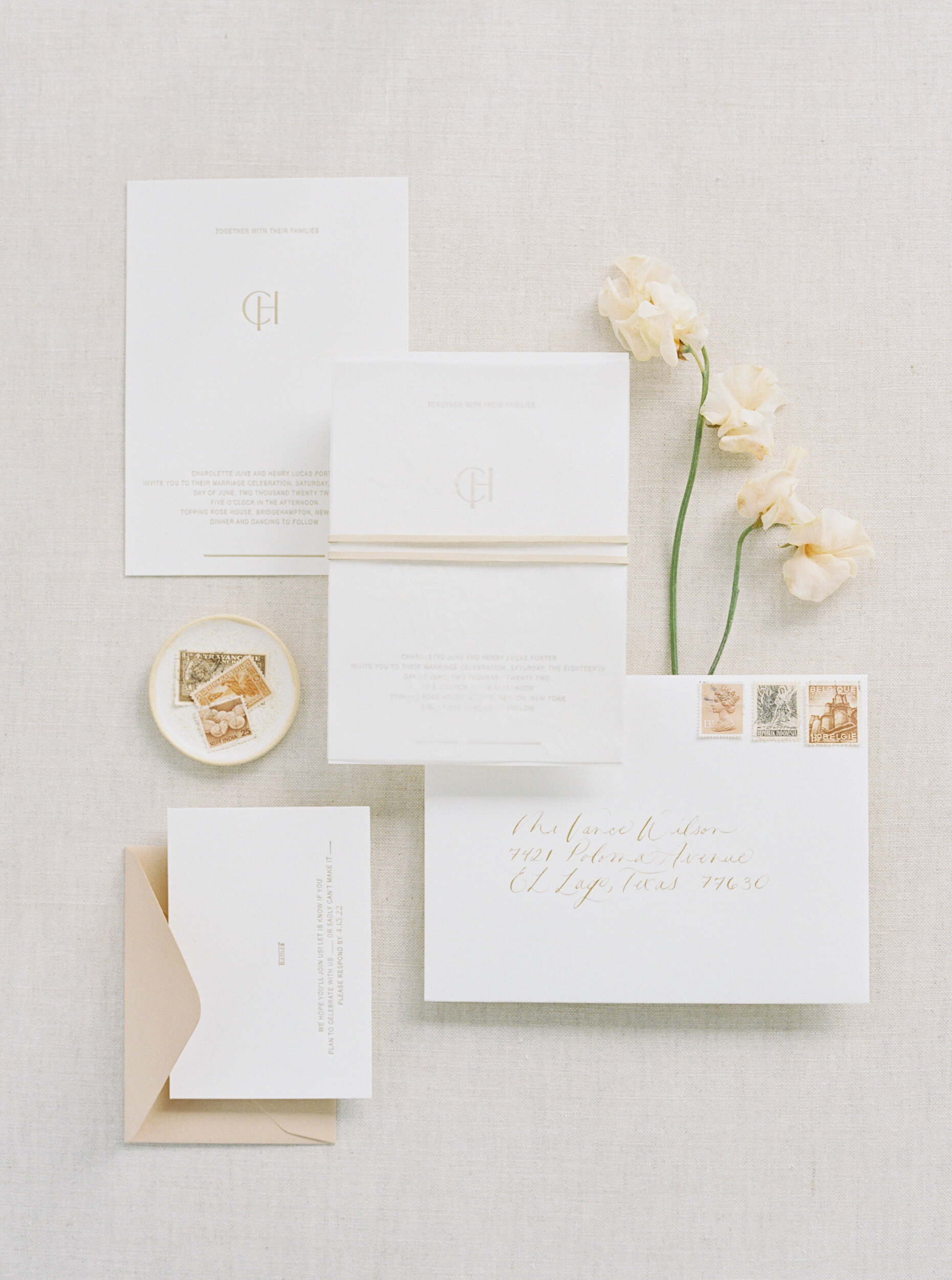Neutral Stationery Suite by Model Paper