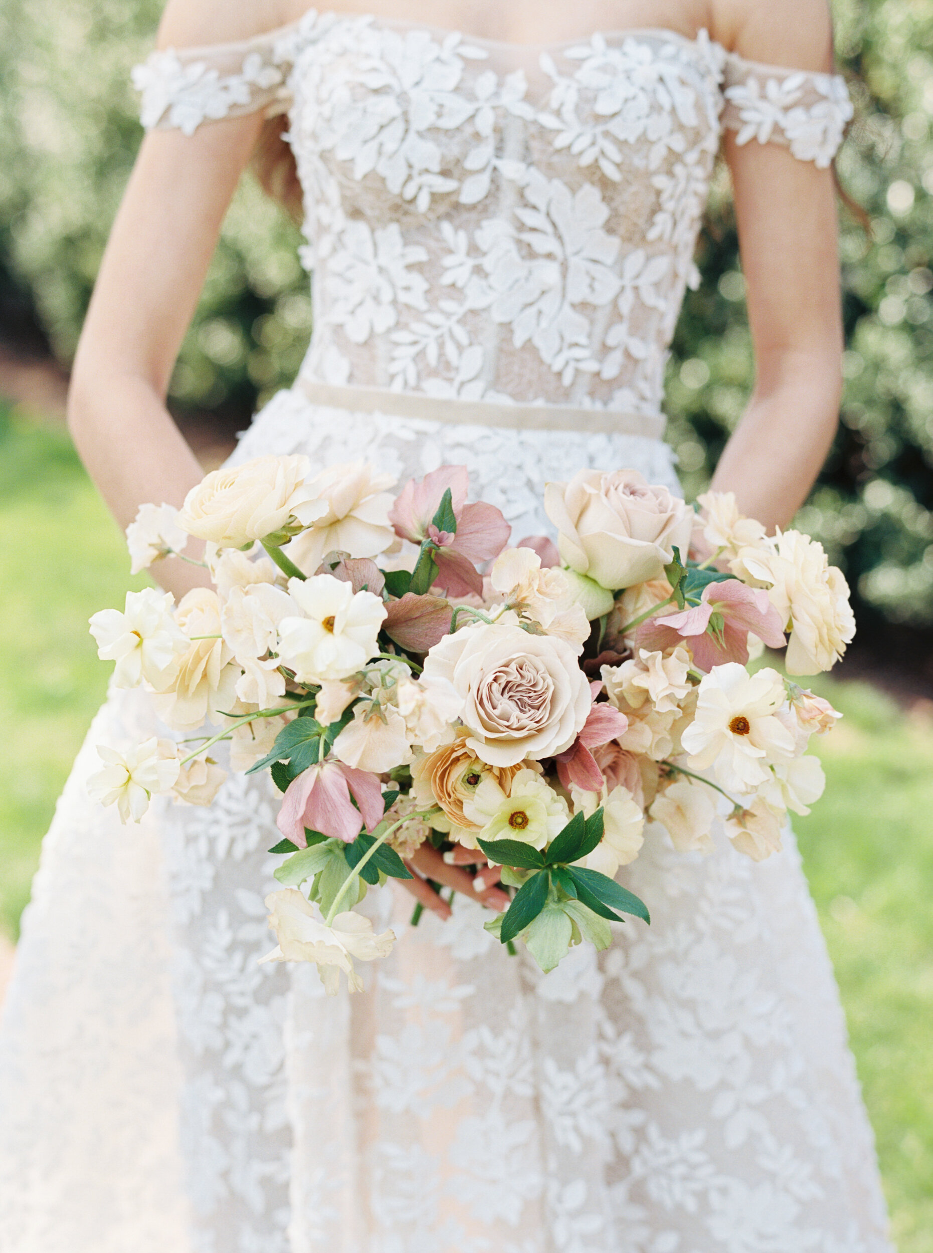 Dusty Rose and Yellow Wedding Bouquet by AvaFlora 