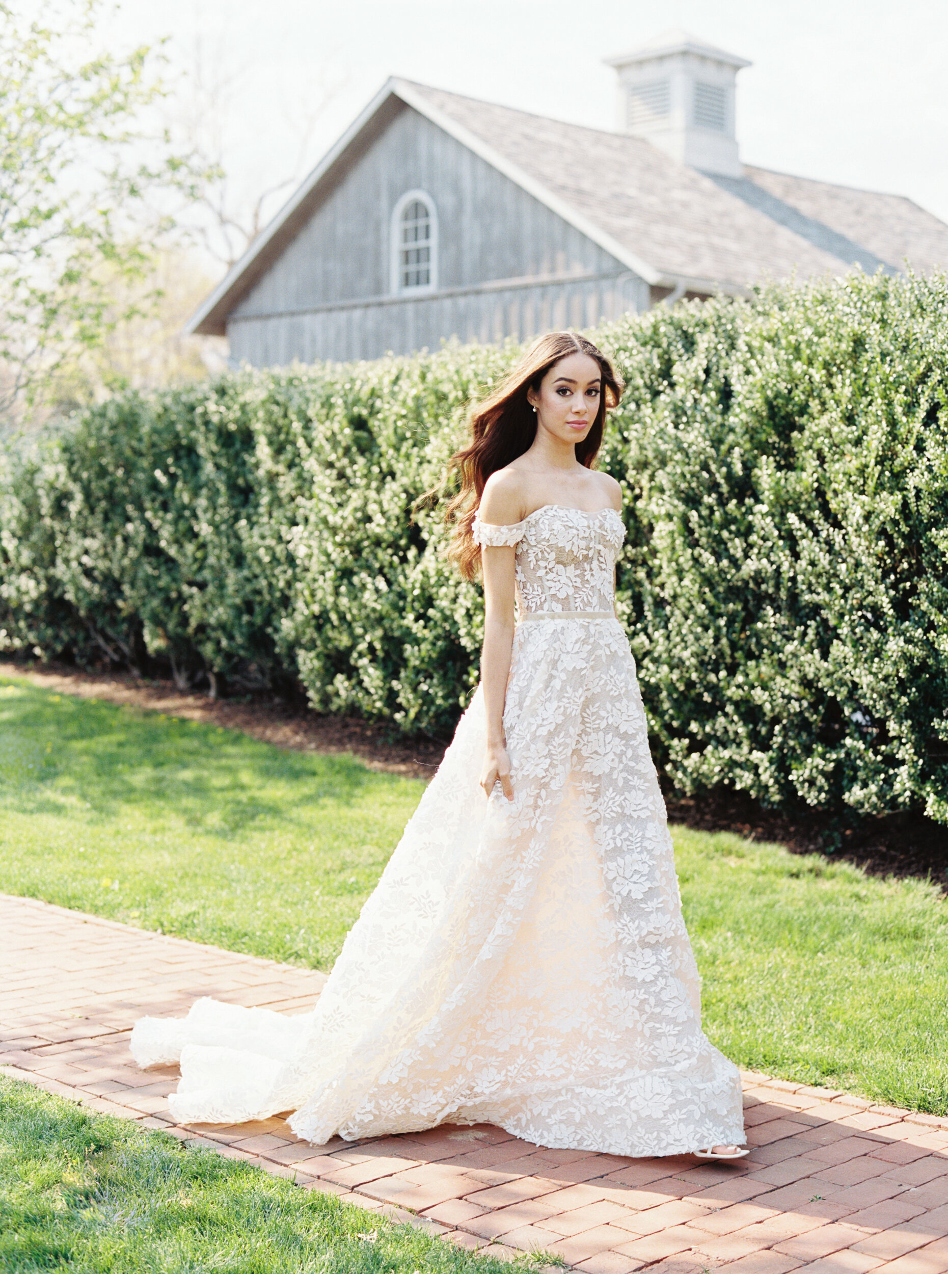 Berta Lace Wedding Dress from L'Fay Bridal