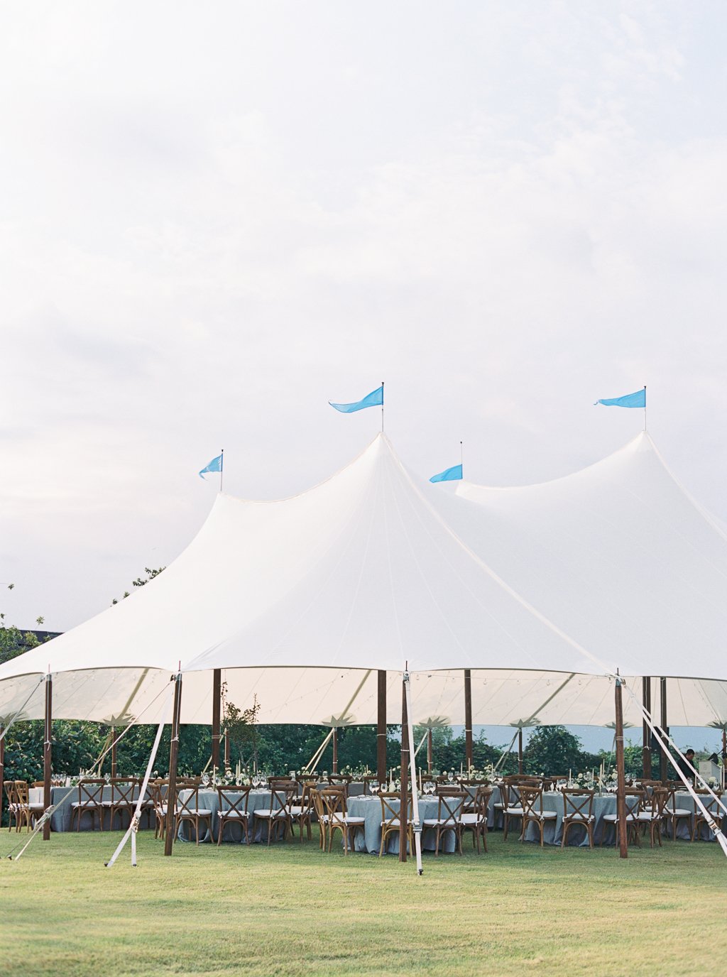 Classic Tented Wedding Reception in The Hamptons