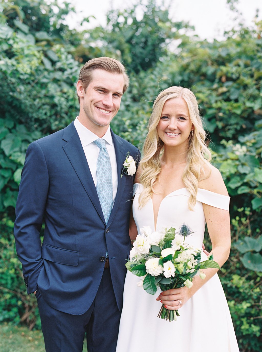 Bride and Groom Classic Bridal Portrait 