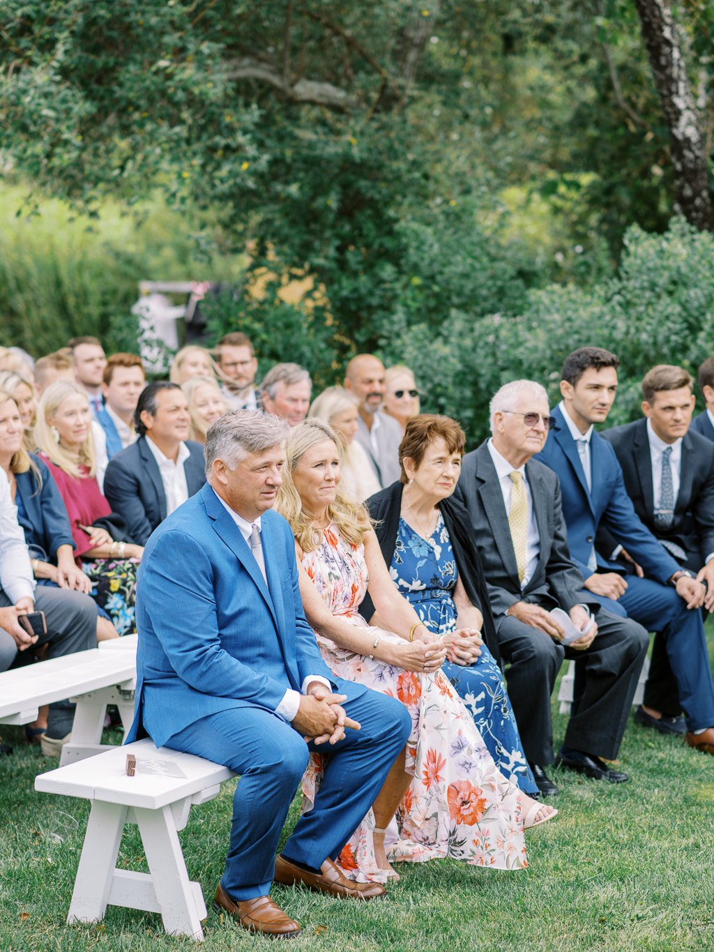 Parents of the Bride Watching Their Daughter Get Married