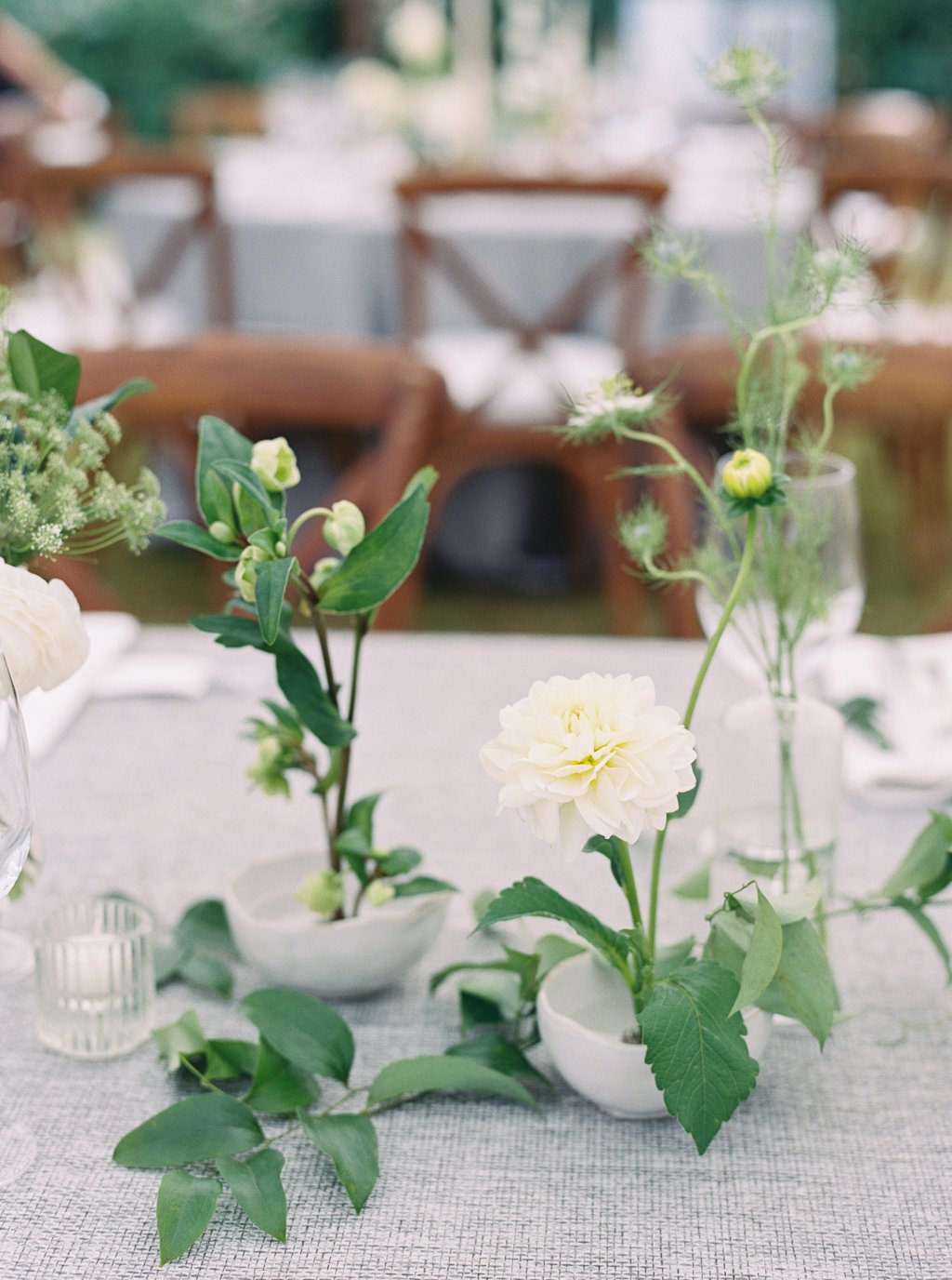 Tablescape Close Up of Floral Displays