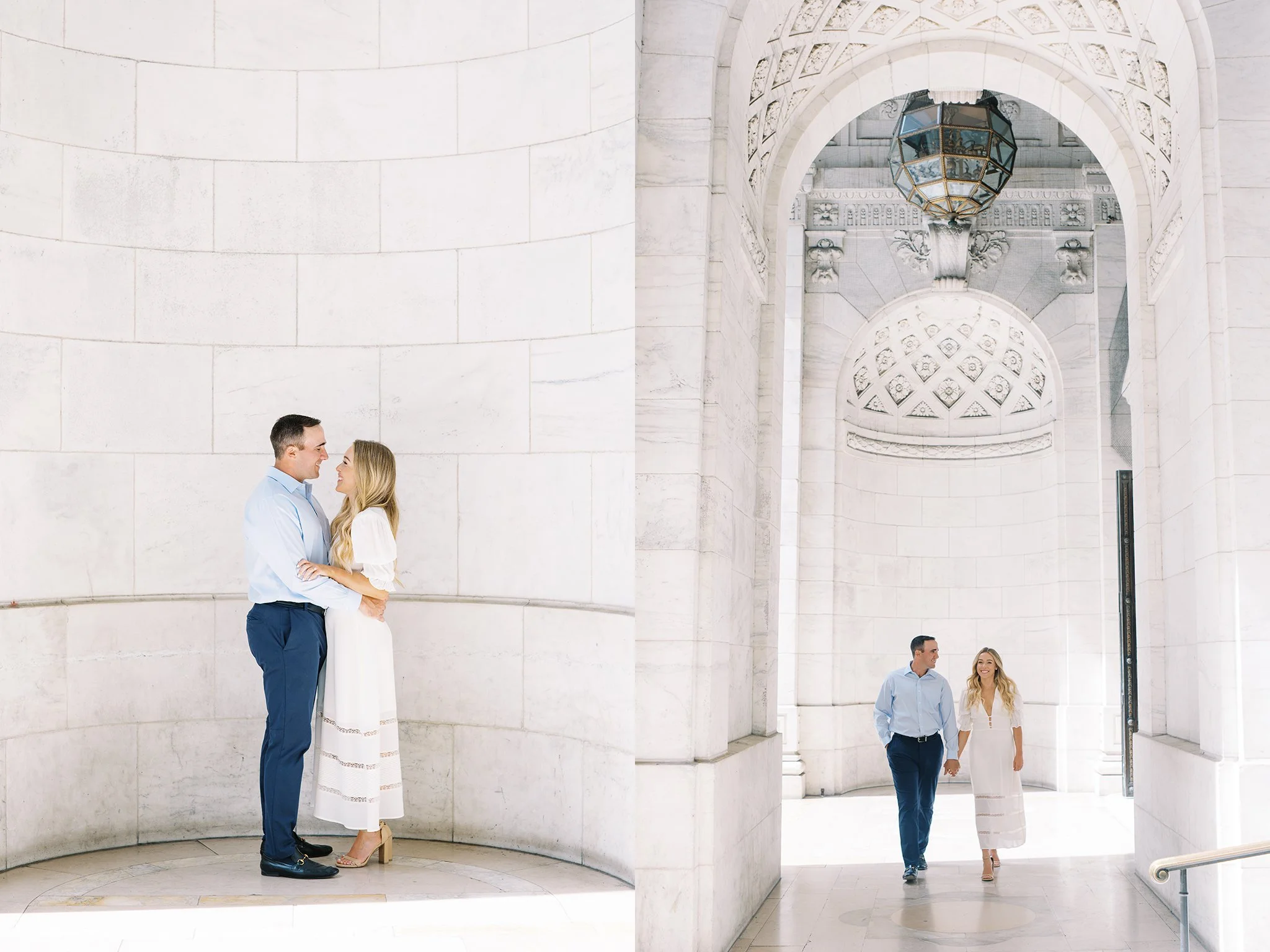 New York Public Library Engagement Photographer