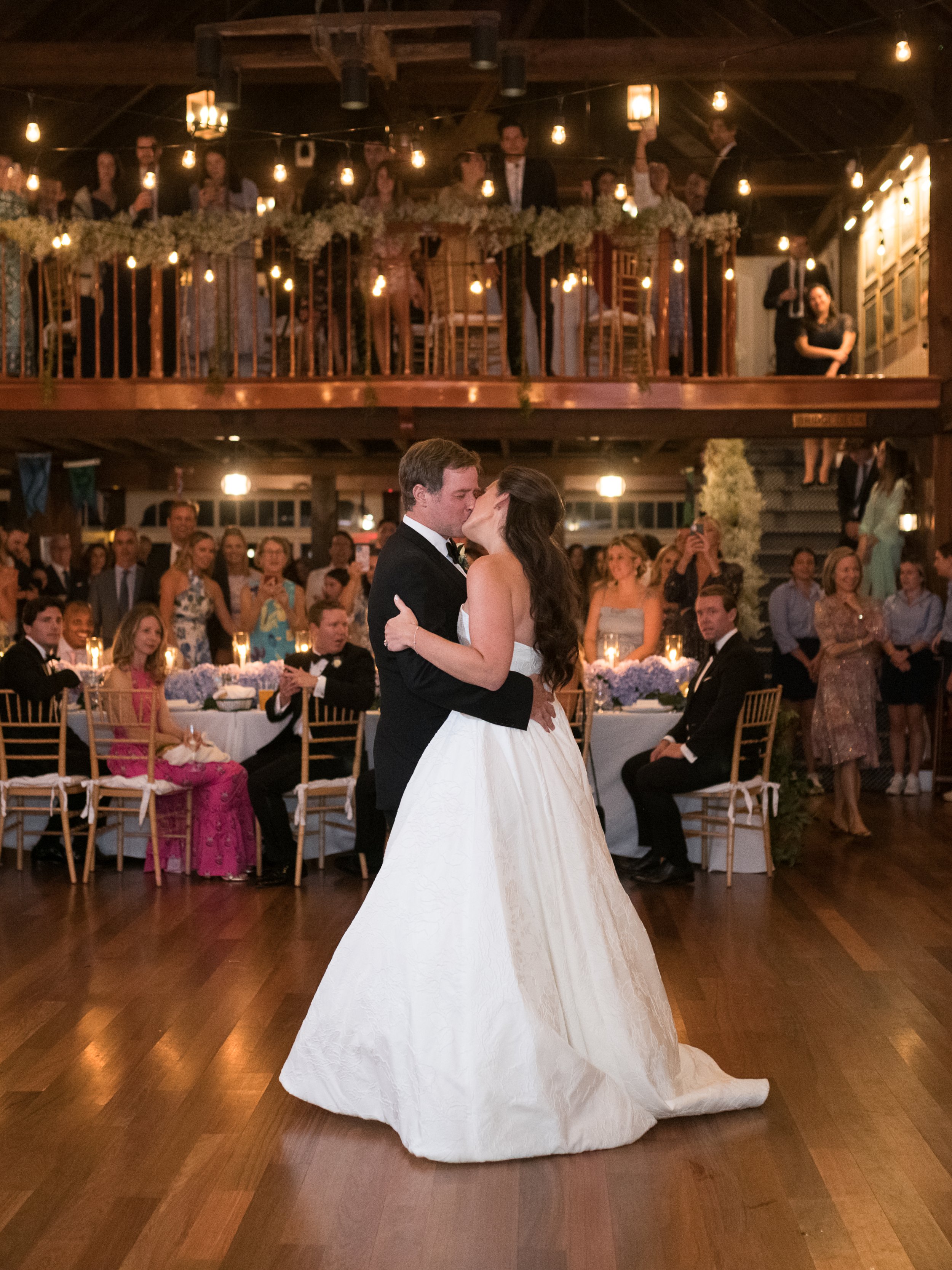 Bride and Groom Dancing at Edgartown Yacht Club Wedding Photos