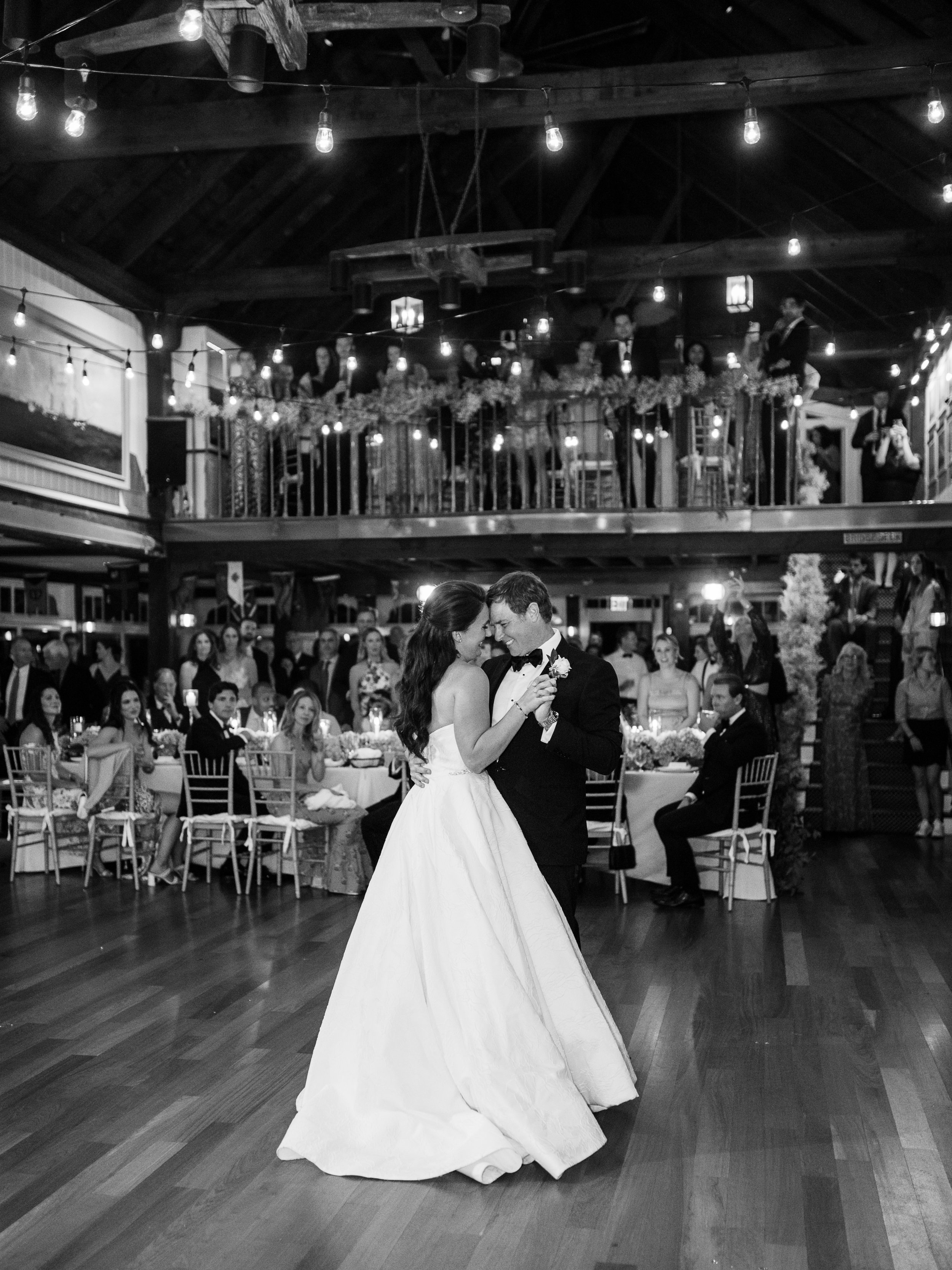 Bride and Groom Dancing at Edgartown Yacht Club Wedding Photos