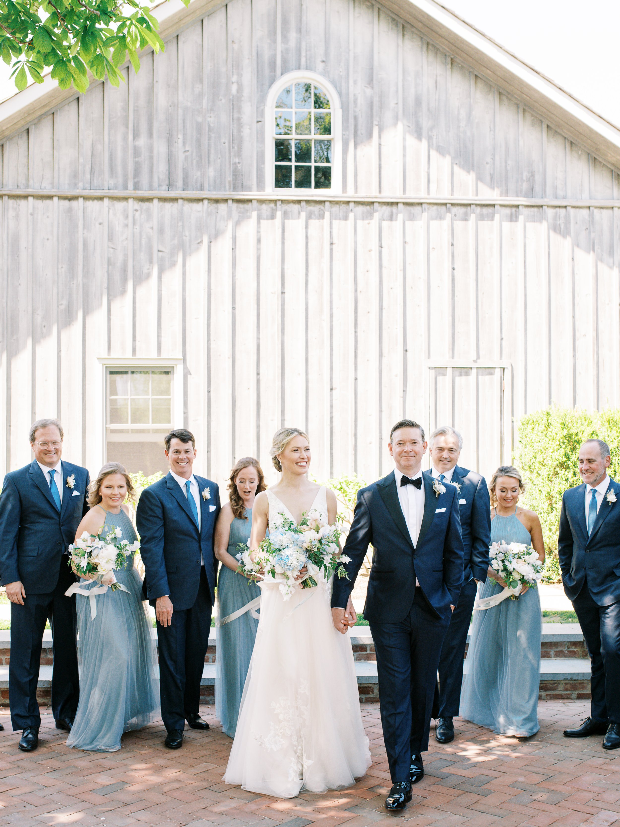 Full Bridal Party Photos Walking