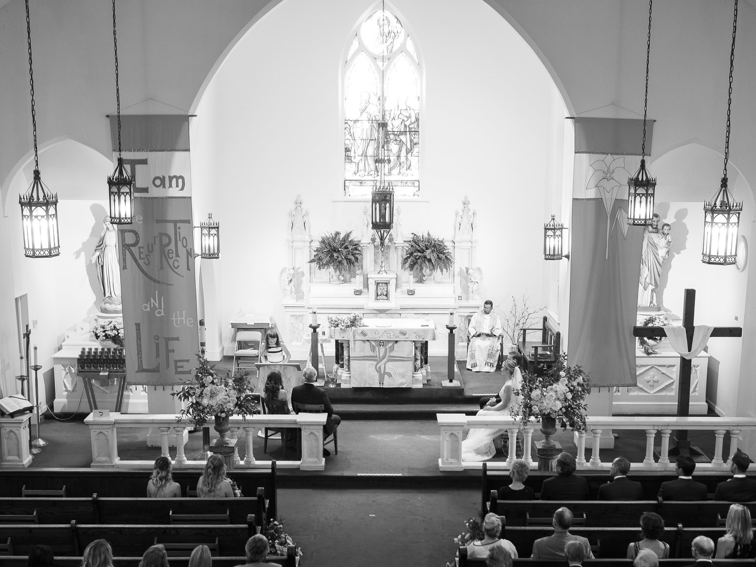 Wedding Ceremony at St. Andrews Church in Sag Harbor