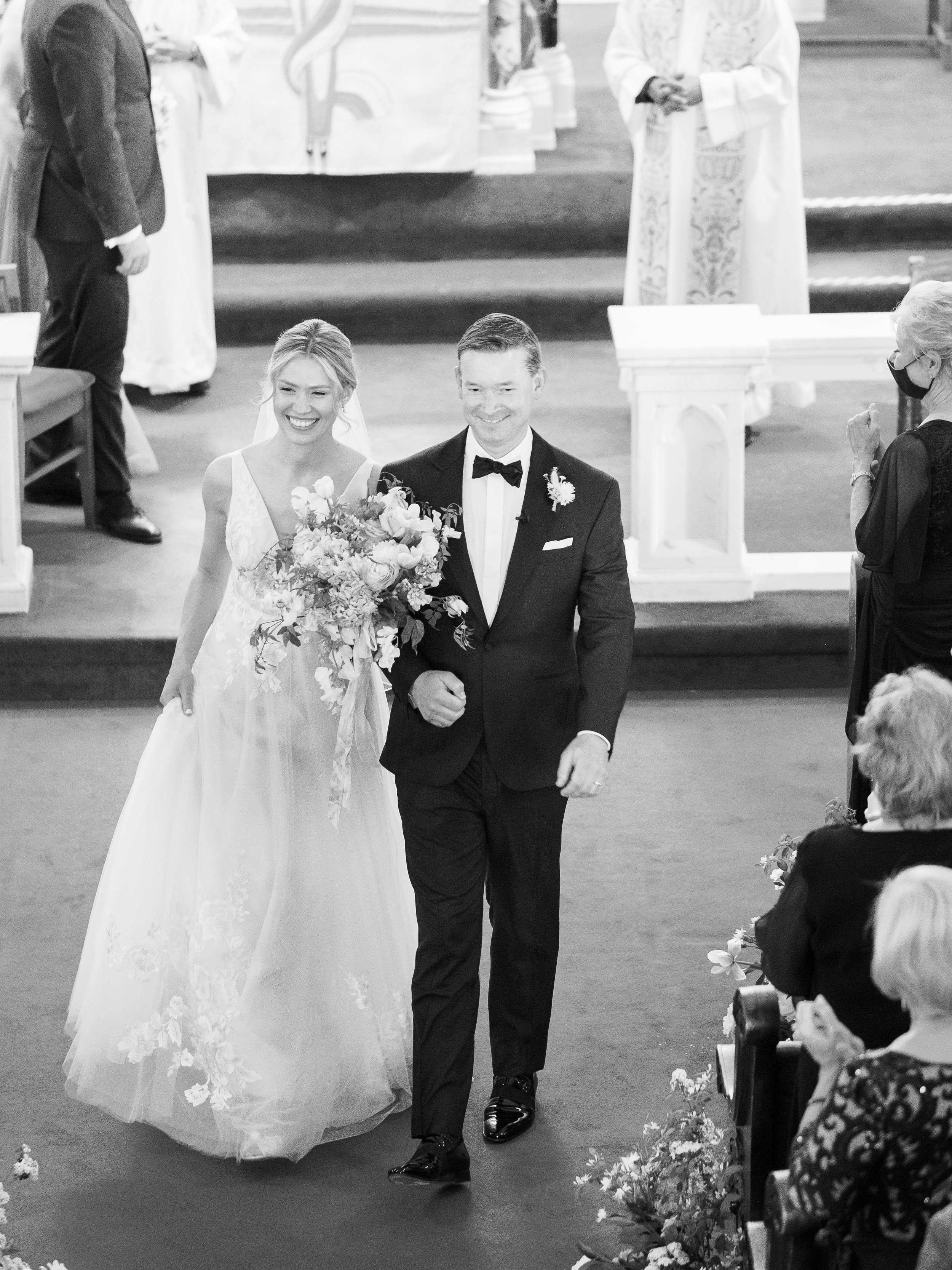 Wedding Ceremony at St. Andrews Church in Sag Harbor