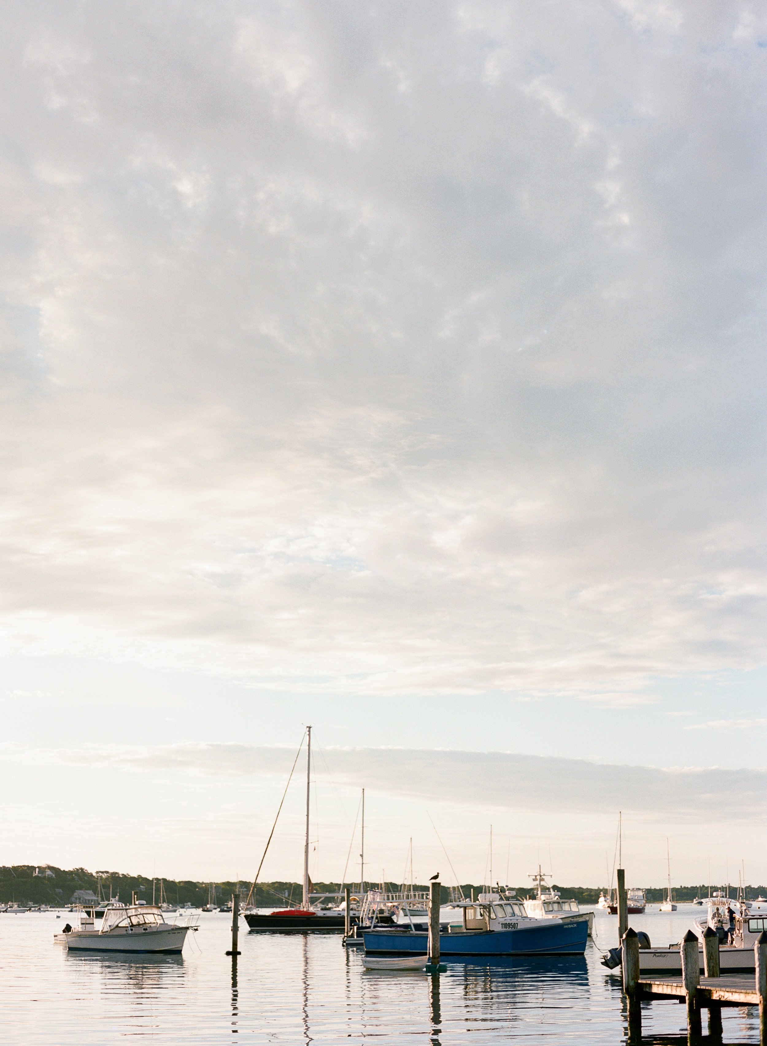 Sunset Photos with Boats in Martha's Vineyard