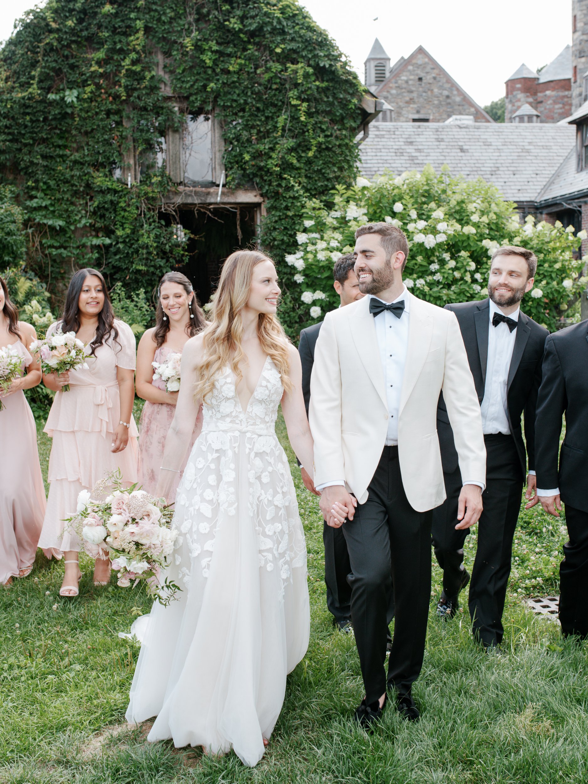 Bridal Party Photos at Blue Hill at Stone Barns