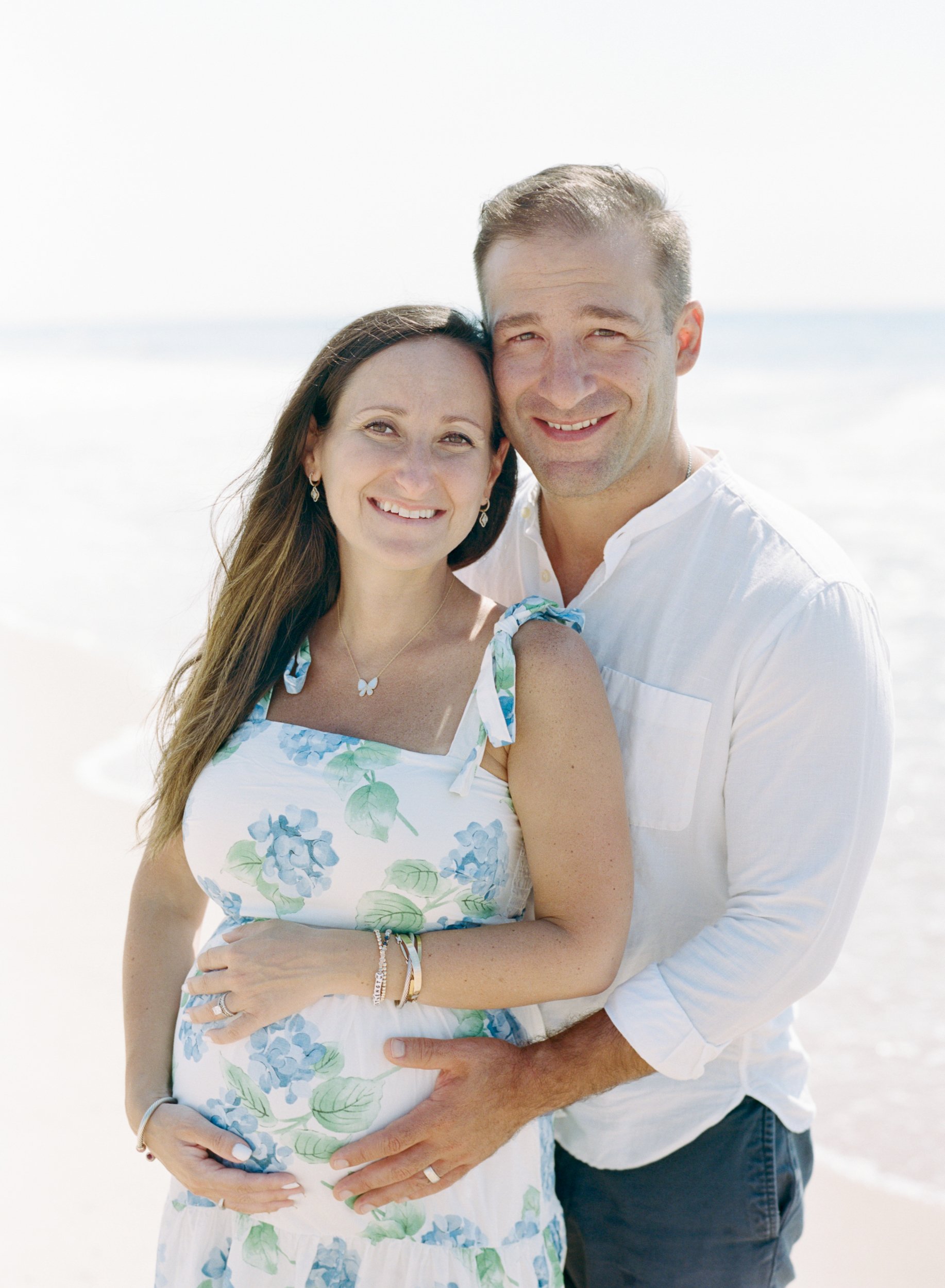 Beach Maternity Photos in The Hamptons