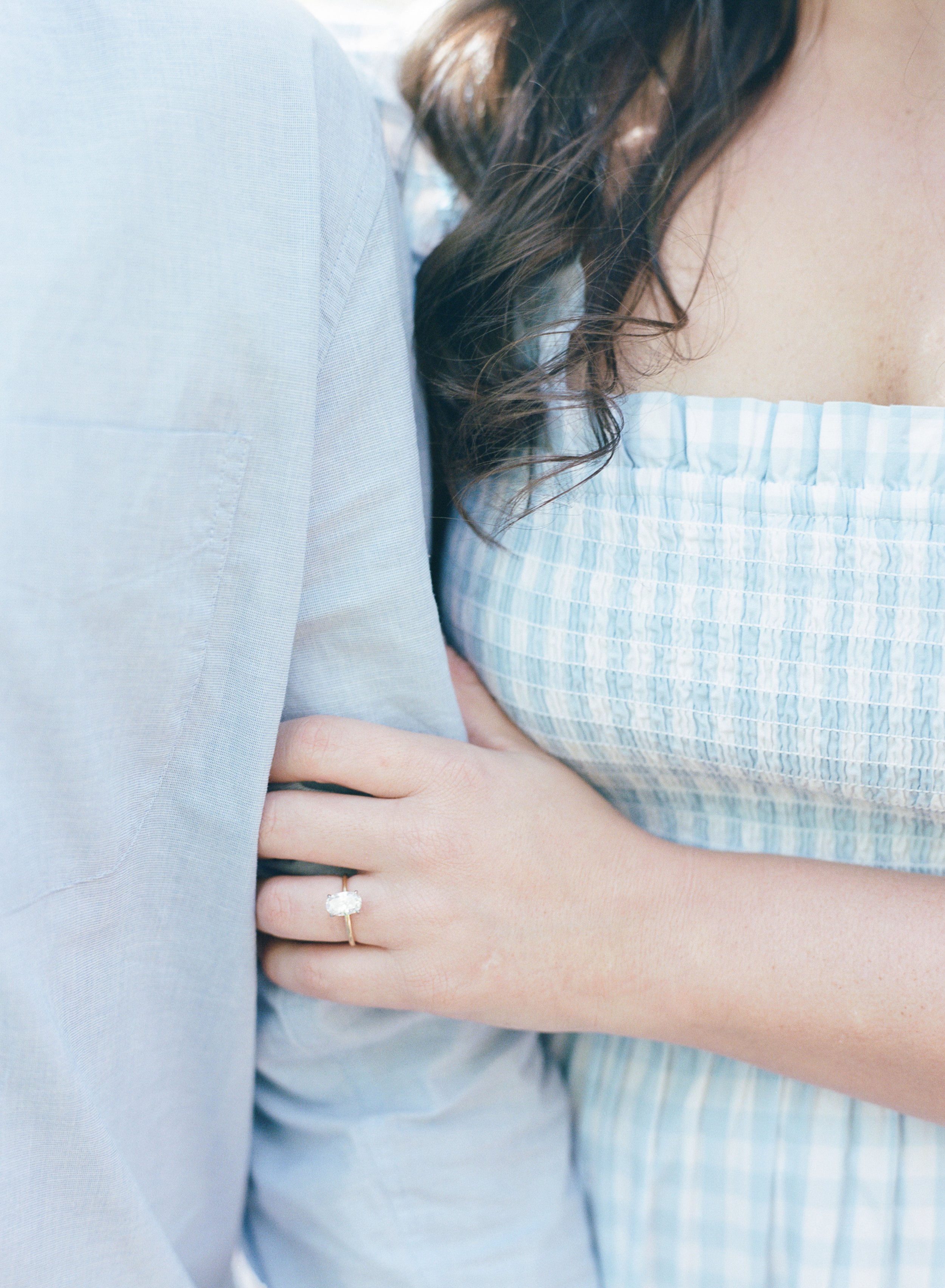 Central Park Cherry Blossom Engagement Photos