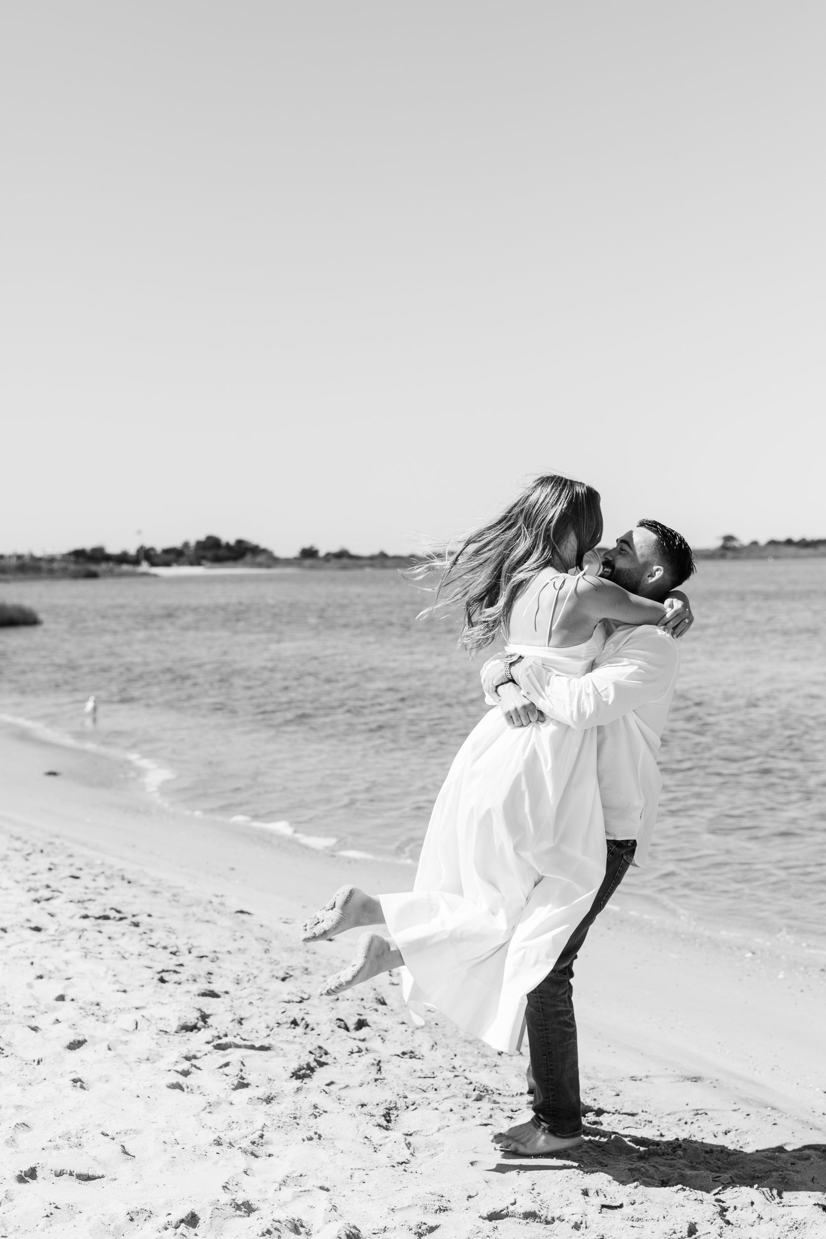 Hamptons Boat Engagement Session Photos