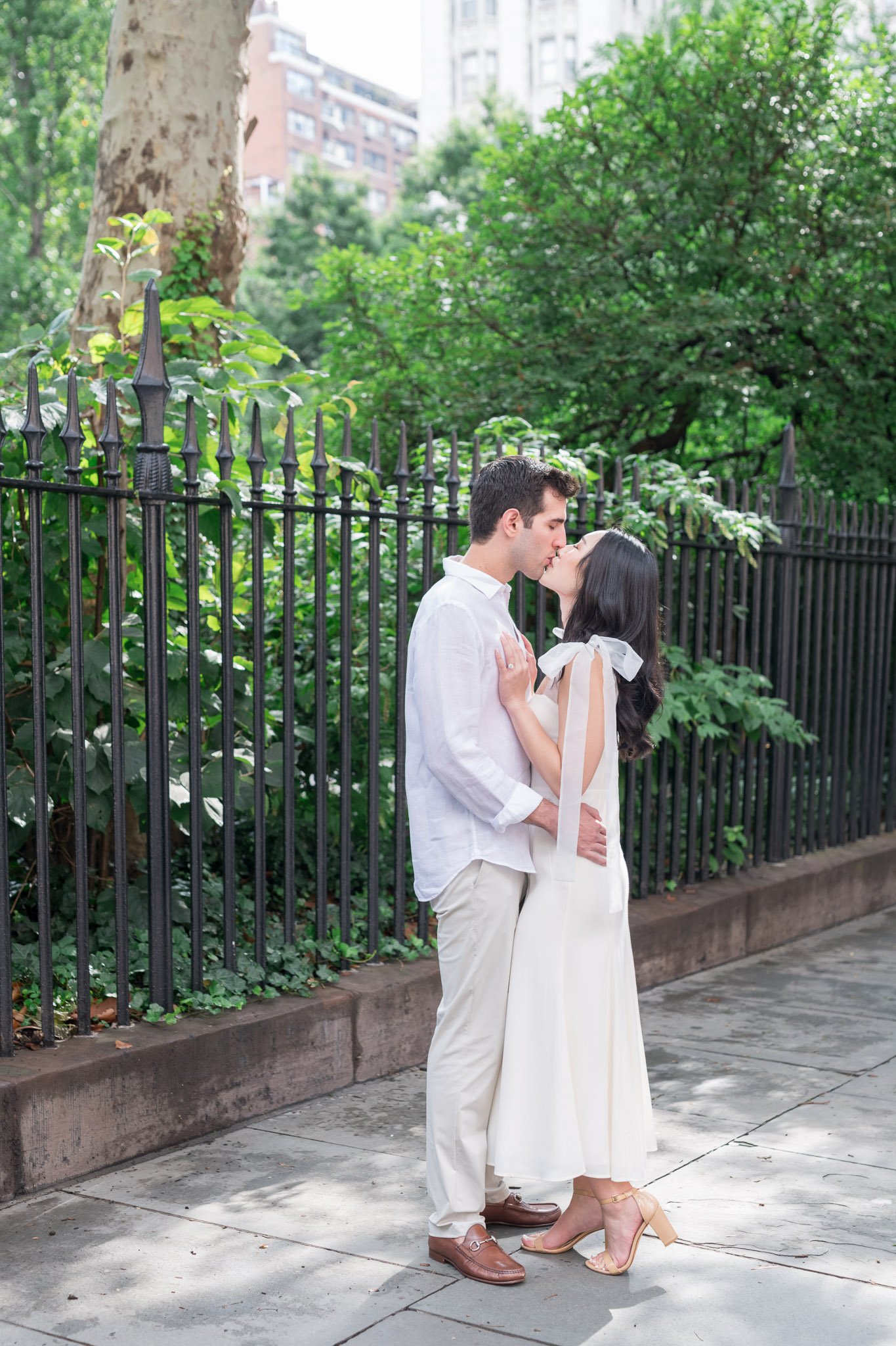 Gramercy Park Engagement Photos NYC