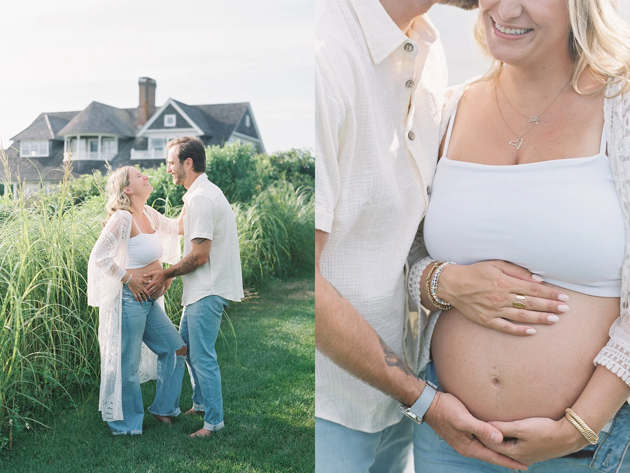Montauk + Hamptons Maternity Photographer
