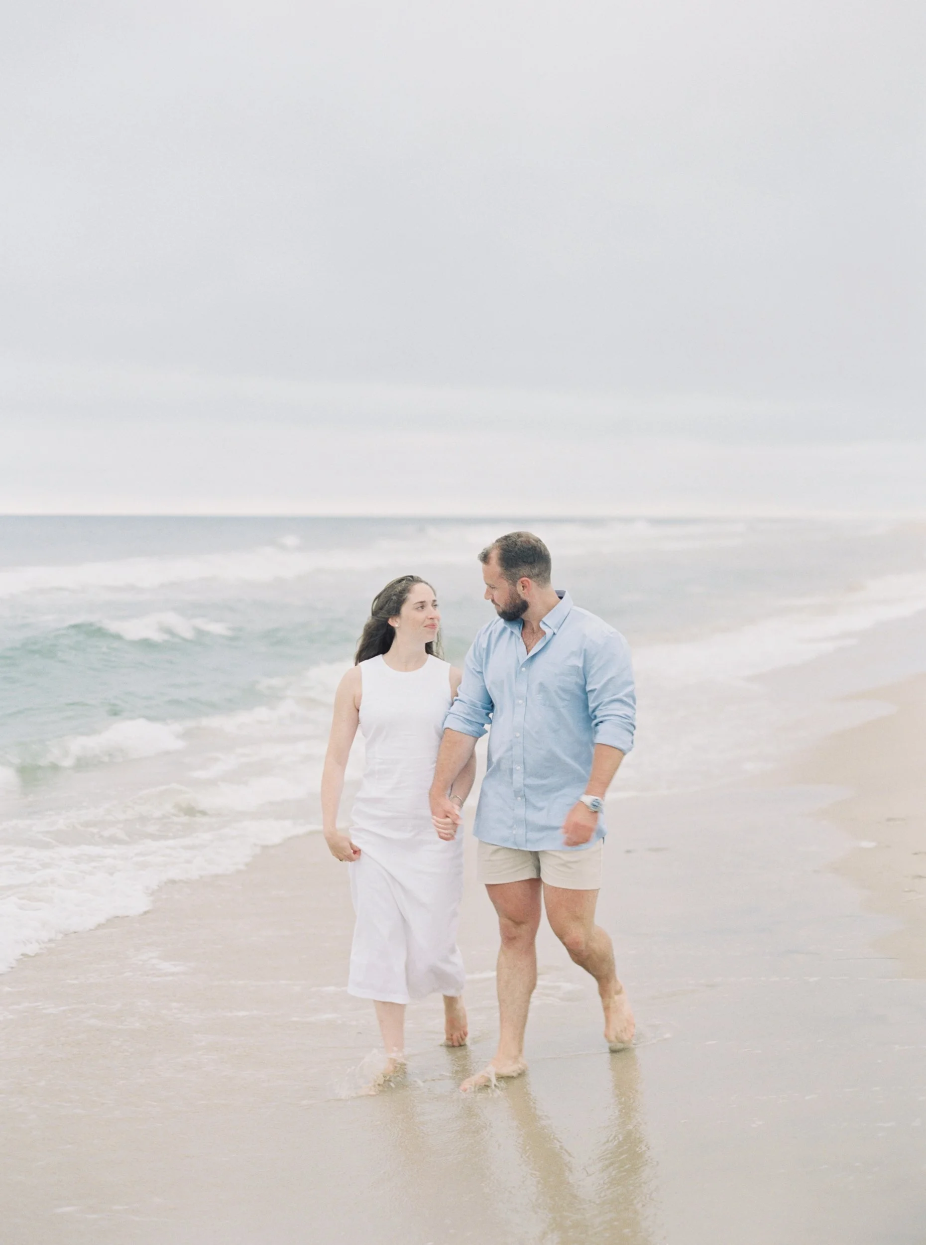 Beach Engagement Photos in The Hamptons, NY