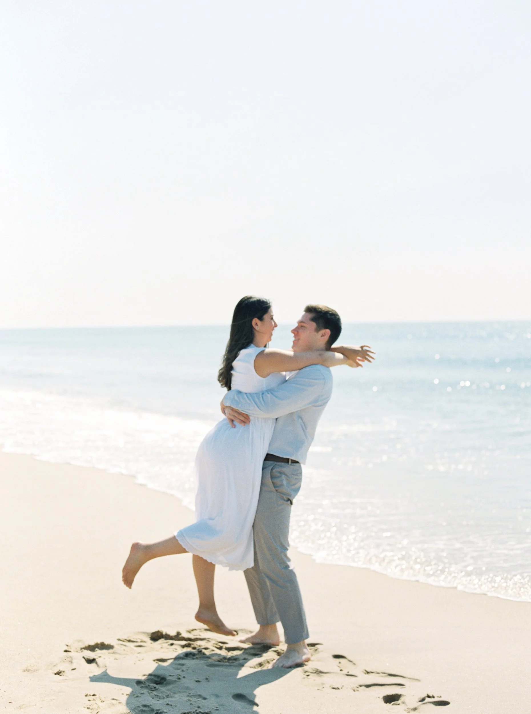 Beach Engagement Photos in Montauk, NY