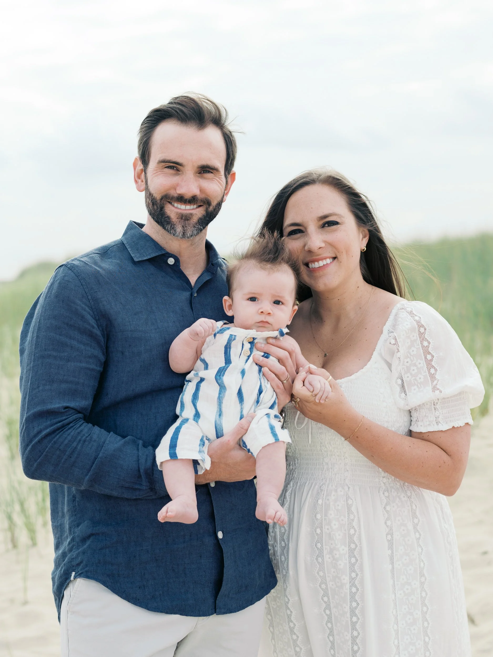 Sagg Main Beach Family Photos in The Hamptons