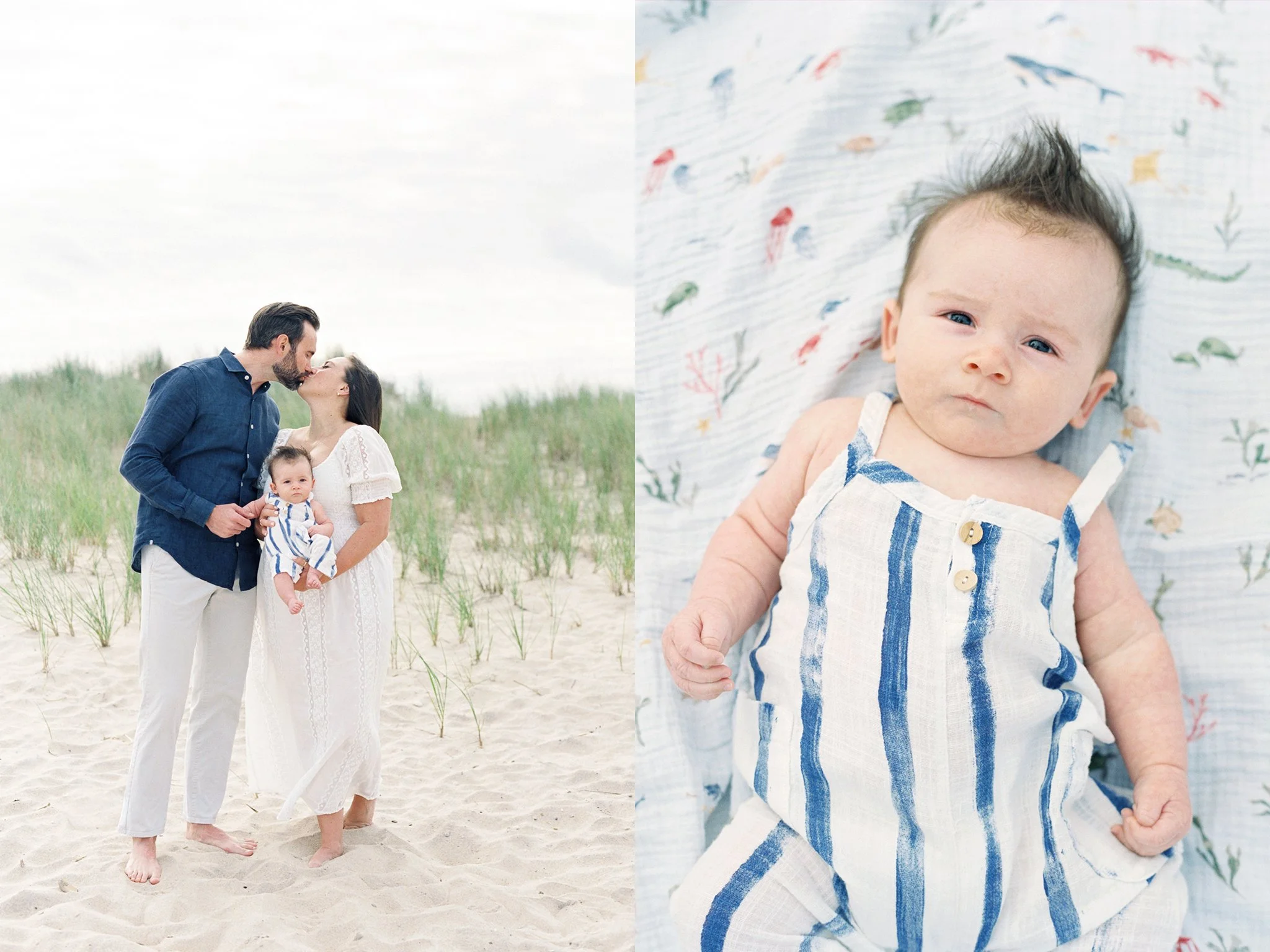 NY Hamptons Beach Family Photography Session