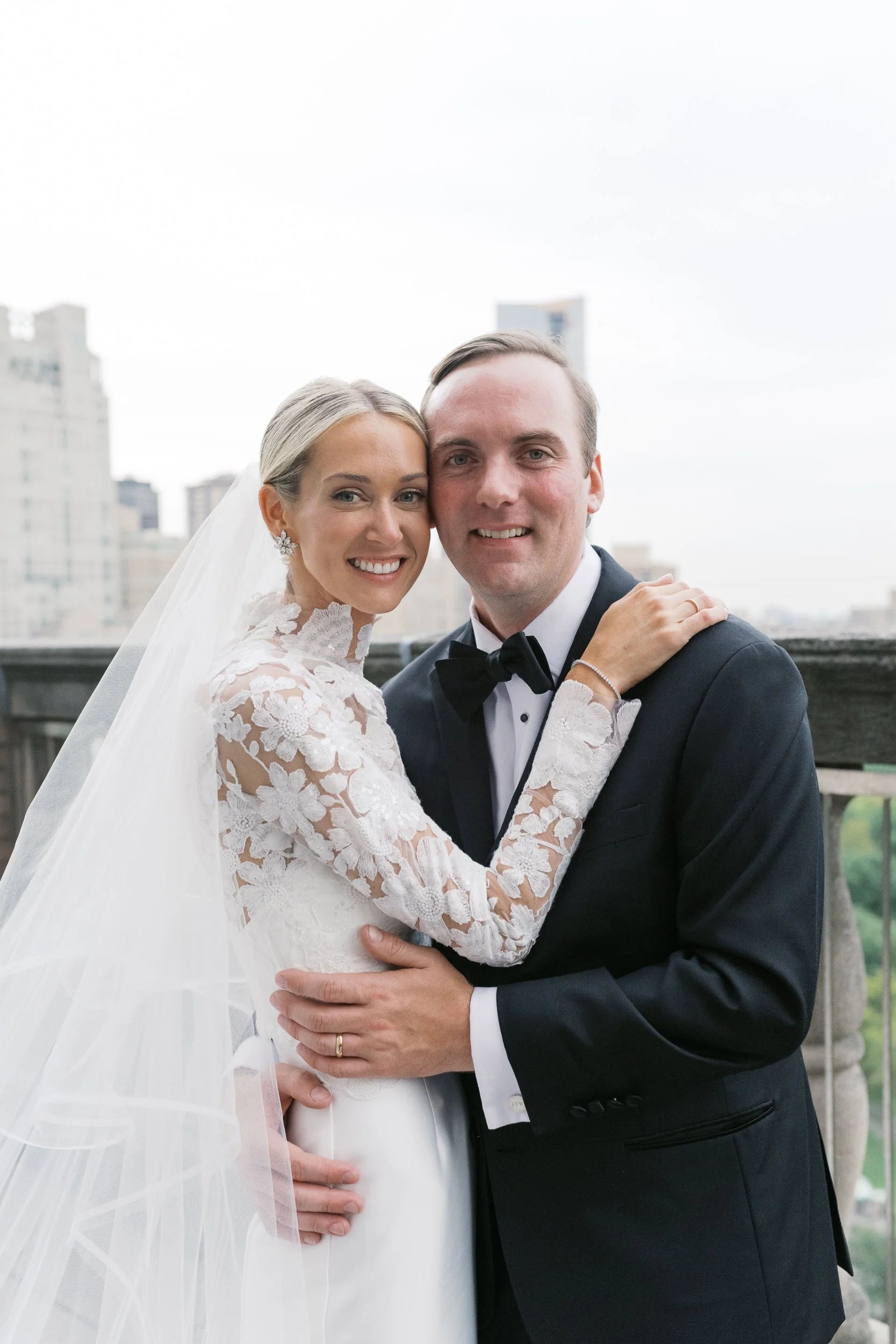 New York Athletic Club Terrace Wedding Photos