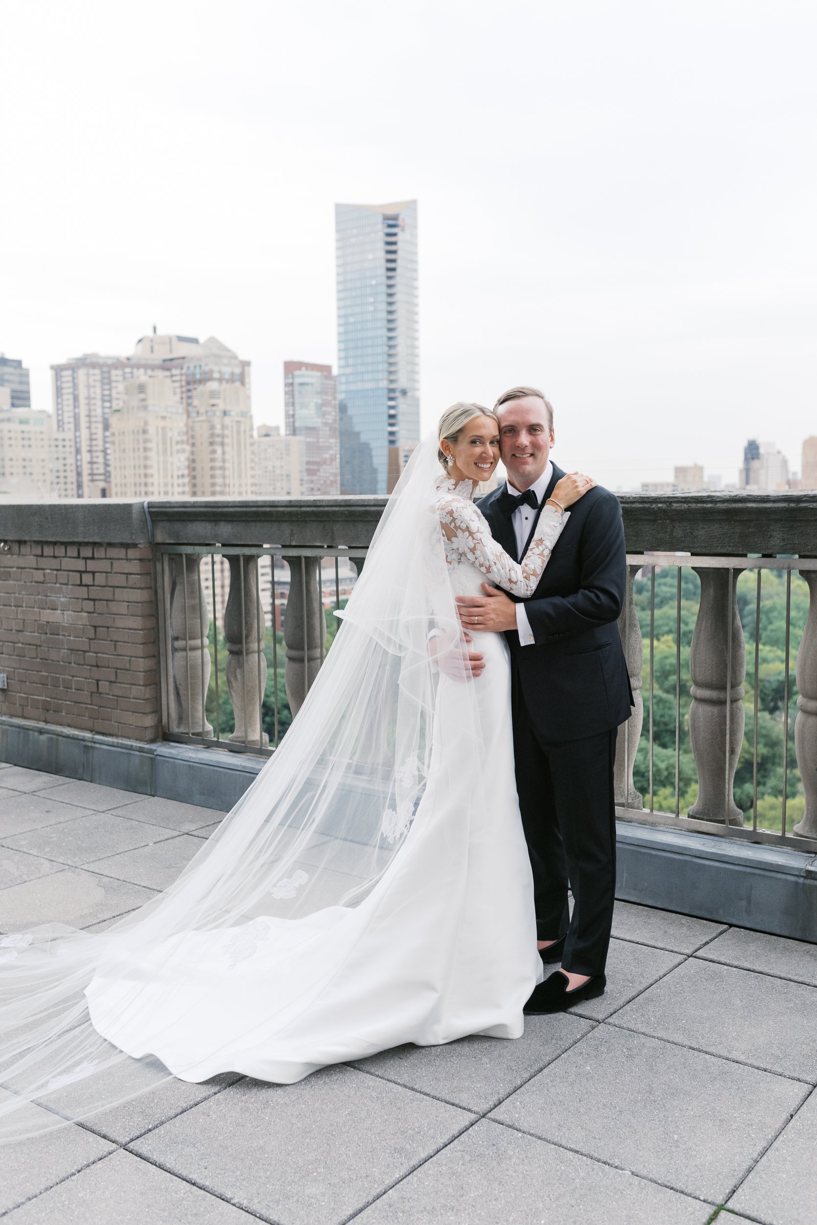 New York Athletic Club Terrace Wedding Photos