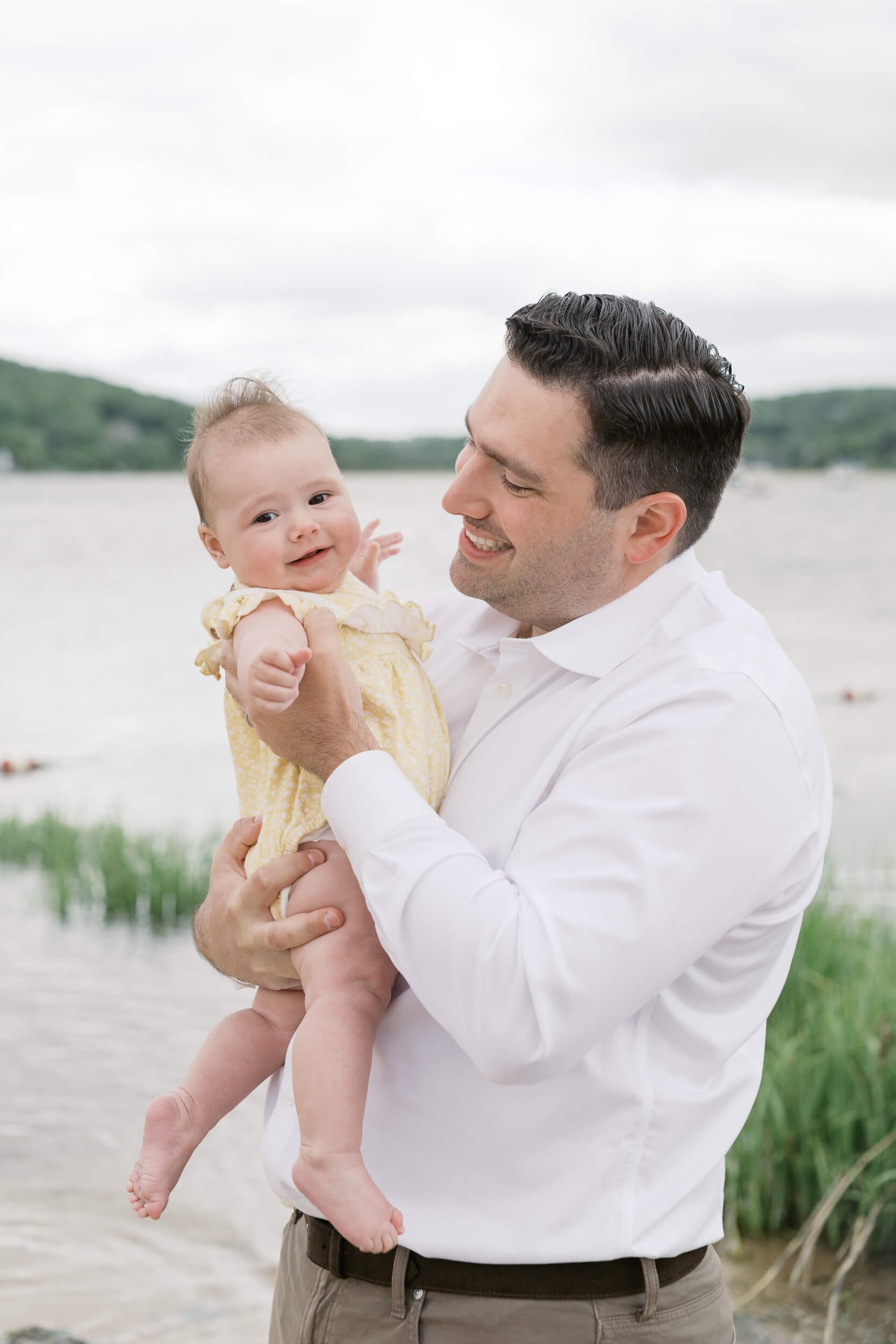 Dad and daughter during NYC Family Photography Session