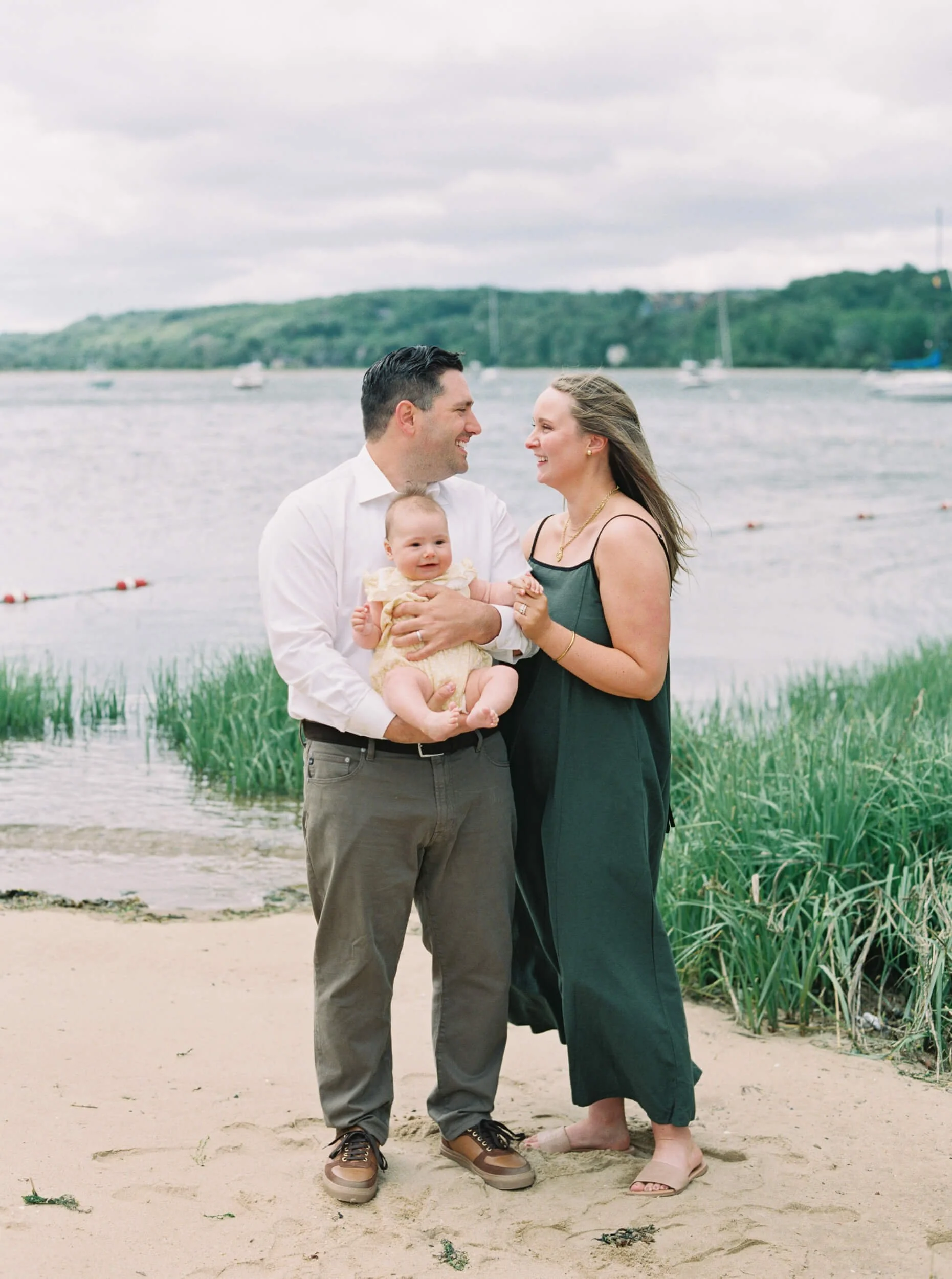 Family Photos Outside on Long Island, NY