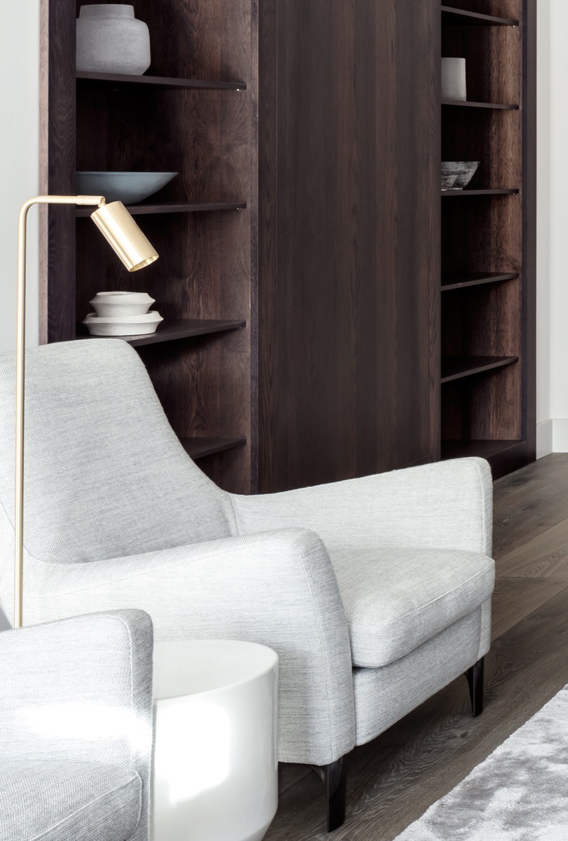 formal living room with bespoke joinery 