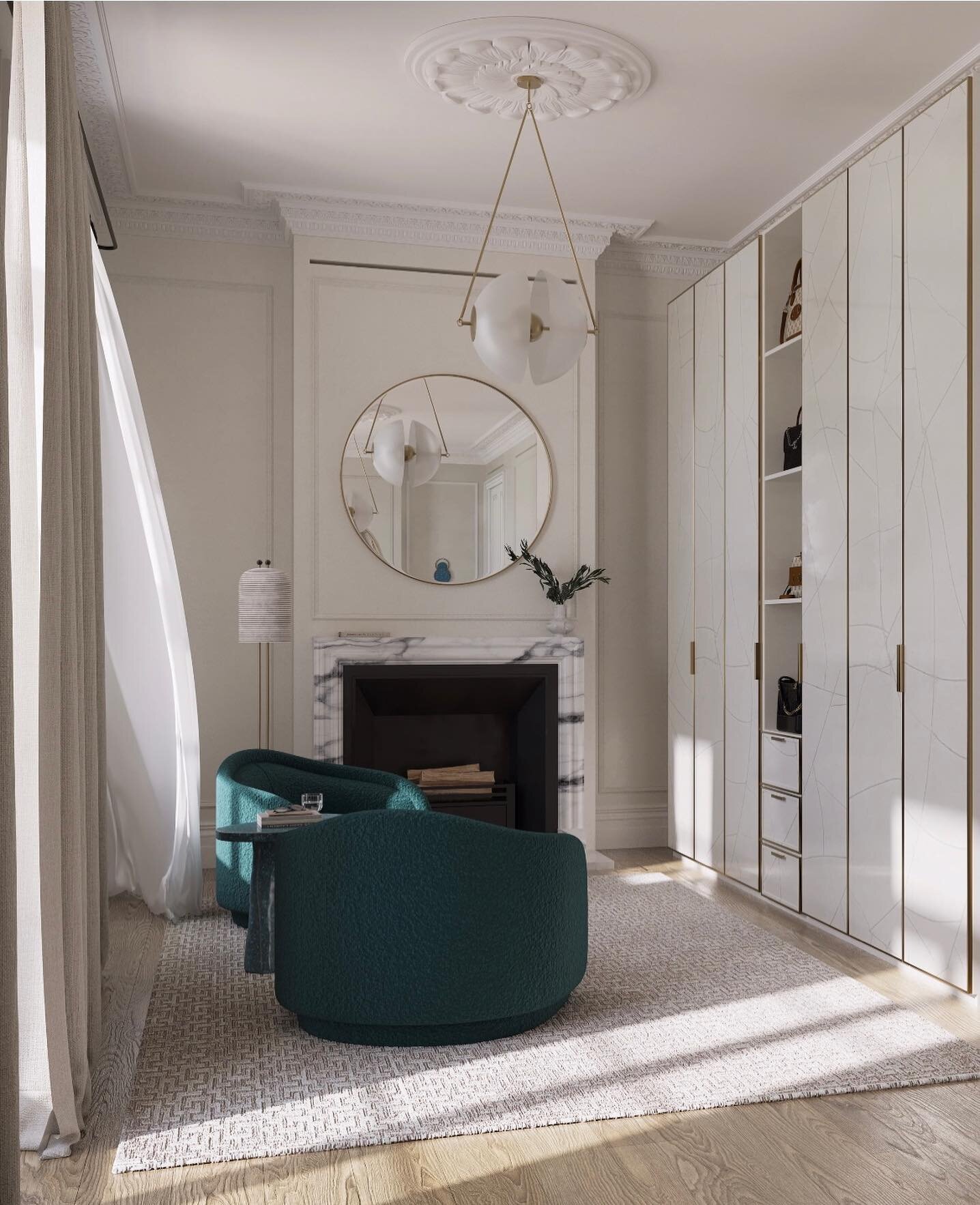 Interior details for this elegant Notting Hill home by @louiseholtdesign designed in collaboration with @nashbakerarchi #interiordesign #interiordetails #londoninteriors #interiorarchitecture #luxuryhomes #louiseholtdesign #elegantinteriors