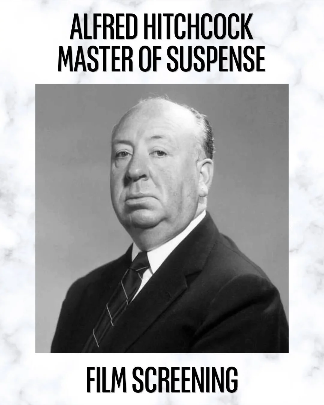 Wed. 10/28 @ 7:00pm ✨

Alfred Hitchcock completed over sixty films in a career spanning six decades. His work is full of iconic and unforgettable scenes so firmly embedded in popular culture that everyday things like birds, trains, and shower curtain