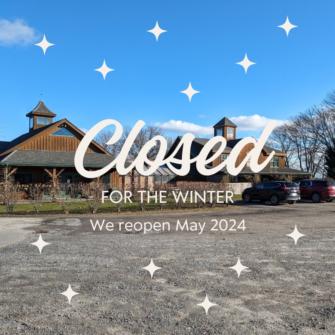 Thank you for a wonderful season! 🥰 We are now officially closed until May 2024. We look forward to seeing you again soon. Bye for now!