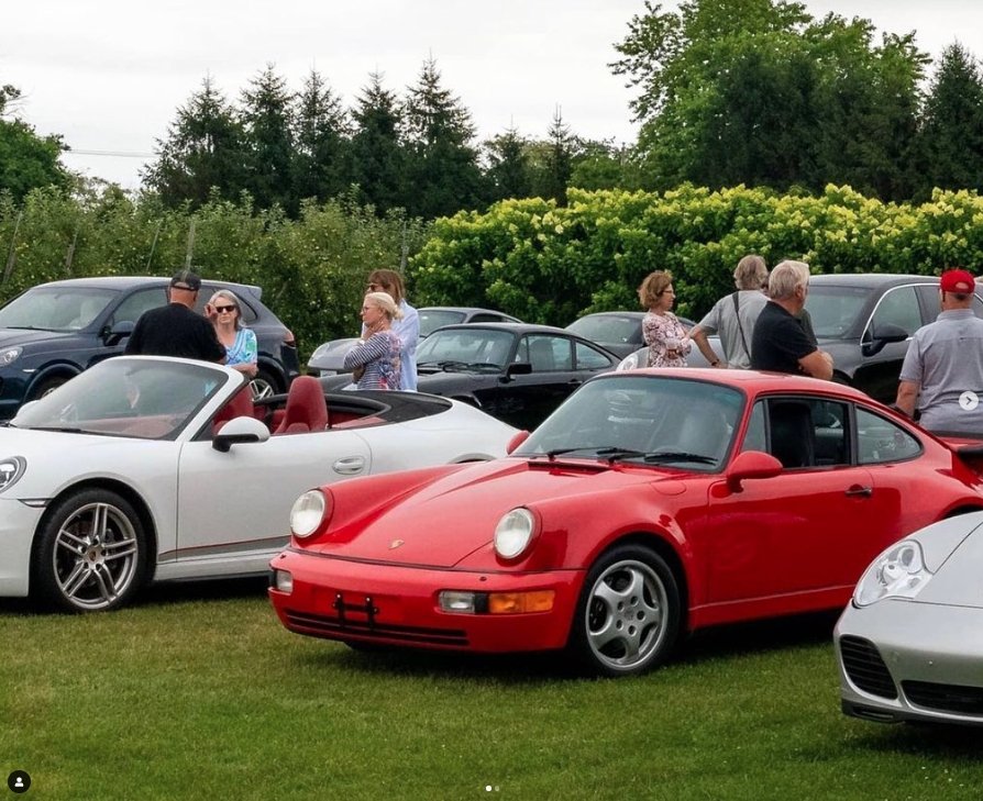Stop by tomorrow, May 19th, for Porsches &amp; Coffee! Our friends from PCA Northeast will be displaying their cars on our field from 10am - noon. All are welcome! 
.
.
#porsche #porschelife #porscheclub #sweetberryfarmri @pca_ner  #pcanortheastregio