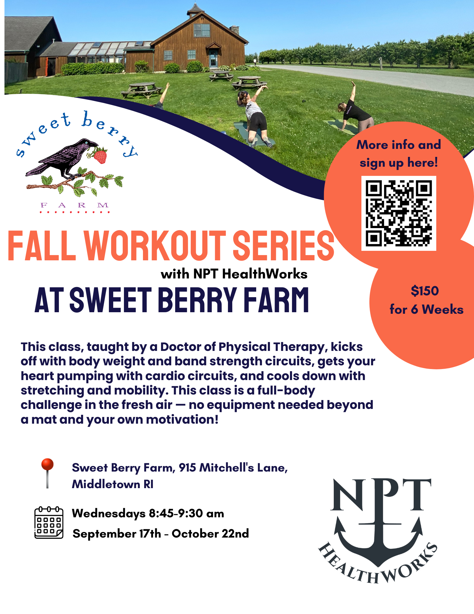 6-Week Fall Workout Series at Sweet Berry Farm