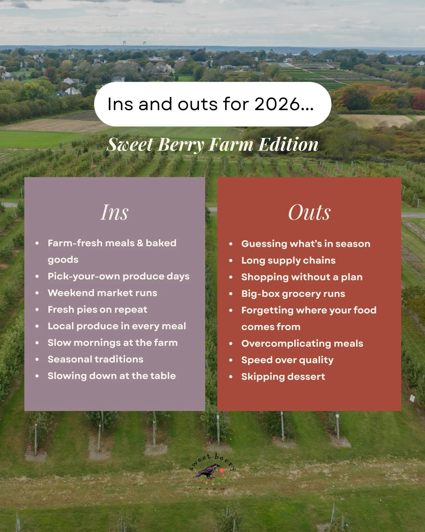 A new year begins with the same intention: staying rooted in seasonality, local food, and slowing down &mdash; making room for shared tables, thoughtful meals, and time well spent with our community 🌱