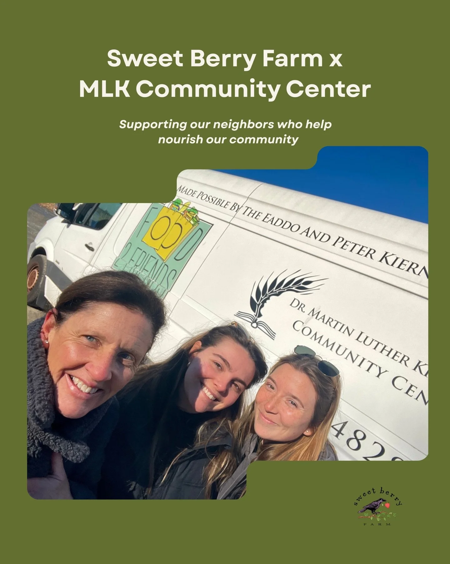 Off-season gives us the opportunity to connect with local organizations doing meaningful work in our community. 

Today, our General Manager met with Hannah and Mia from @newportmlk to donate fresh farm products in support of their kitchen and food p