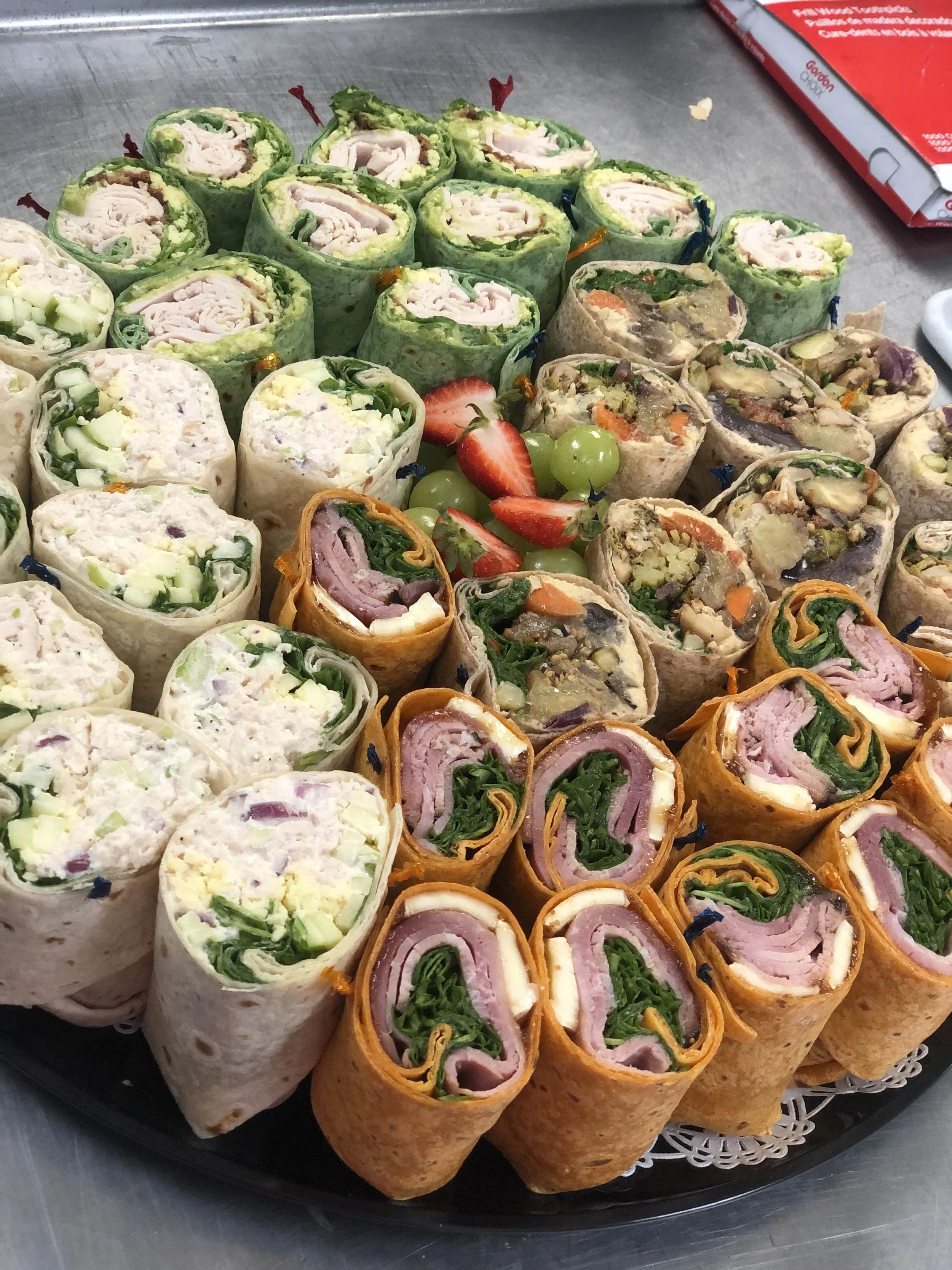 Boat Catering Menu — Sweet Berry Farm