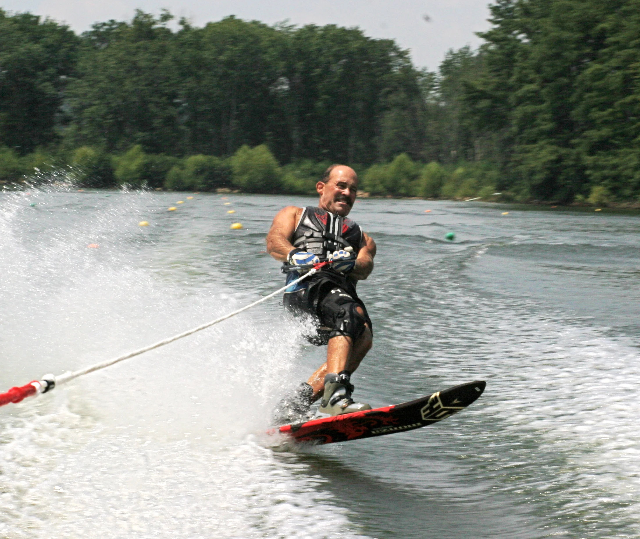 Mike slaloming in '09 with USD boots