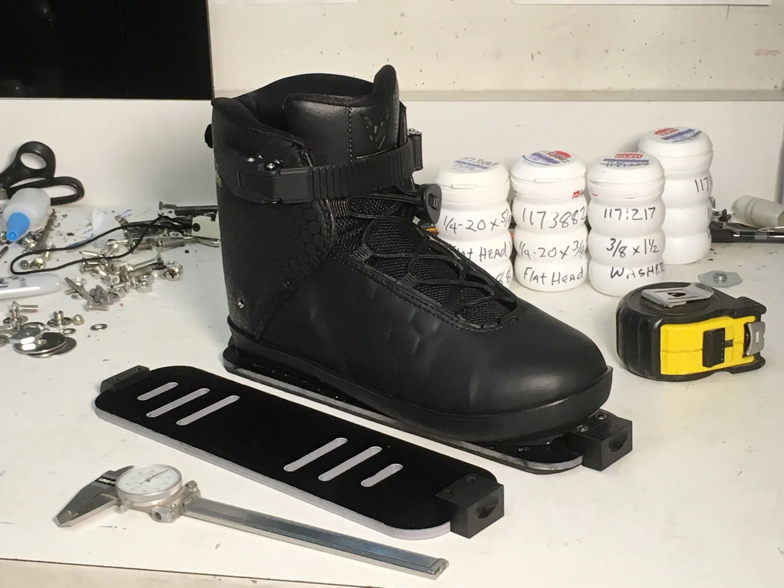 MOB prototype boot plate with HO boot
