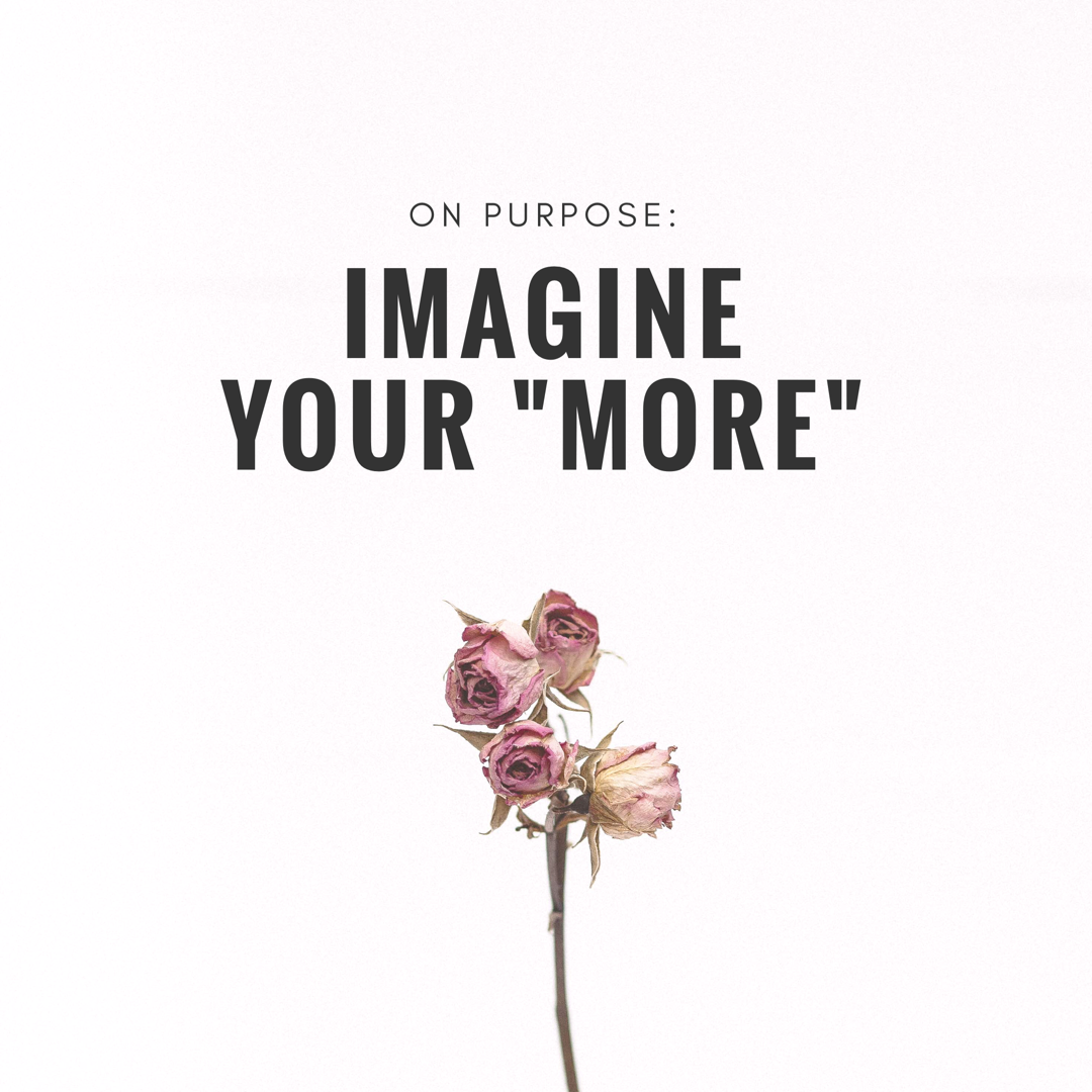 On Purpose: Imagine Your "More"