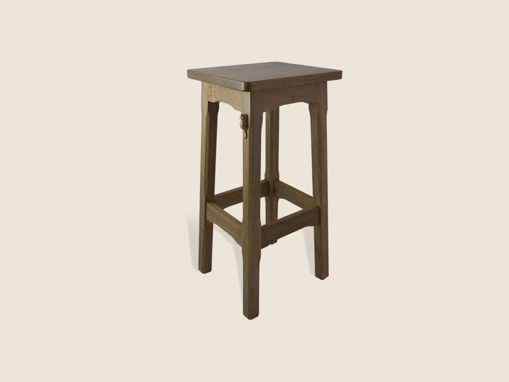 BF229 Solid Oak Bar Stool 