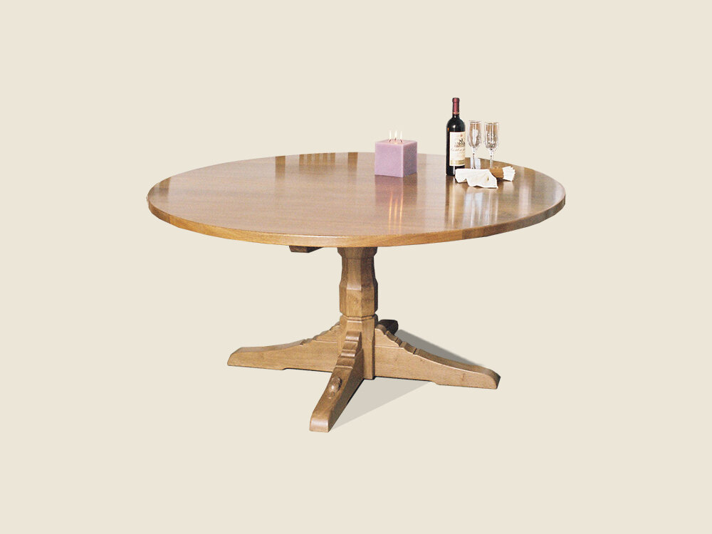 BF110 Round Dining Tables from 4'2" to 5' diam